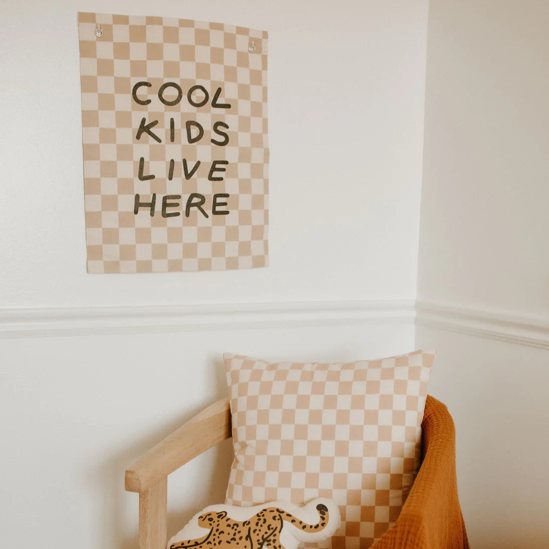 Imani Collective "Cool Kids Live Here" Canvas Wall Banner