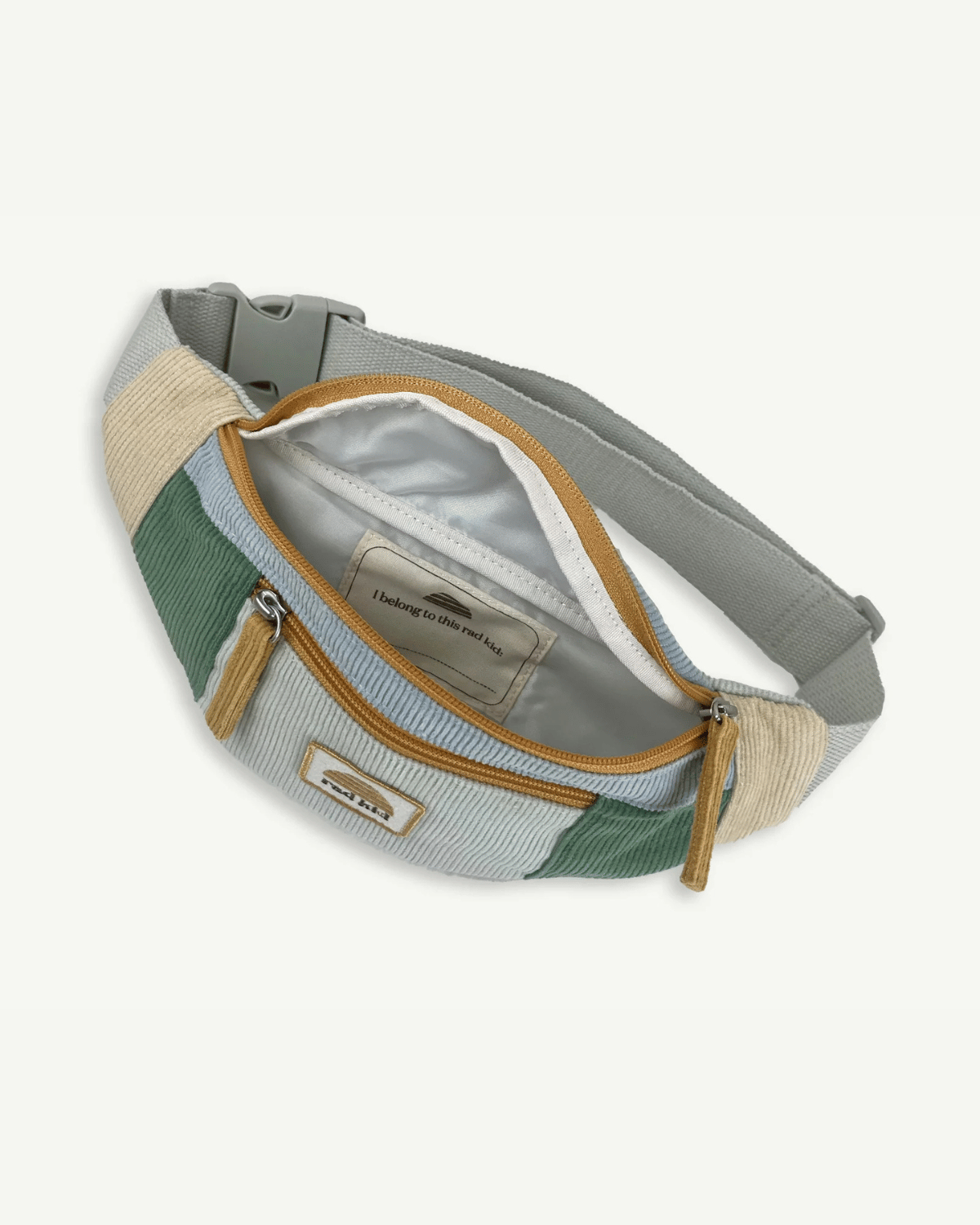 Banabae Corduroy Spliced Eco Belt Bag - Lagoon