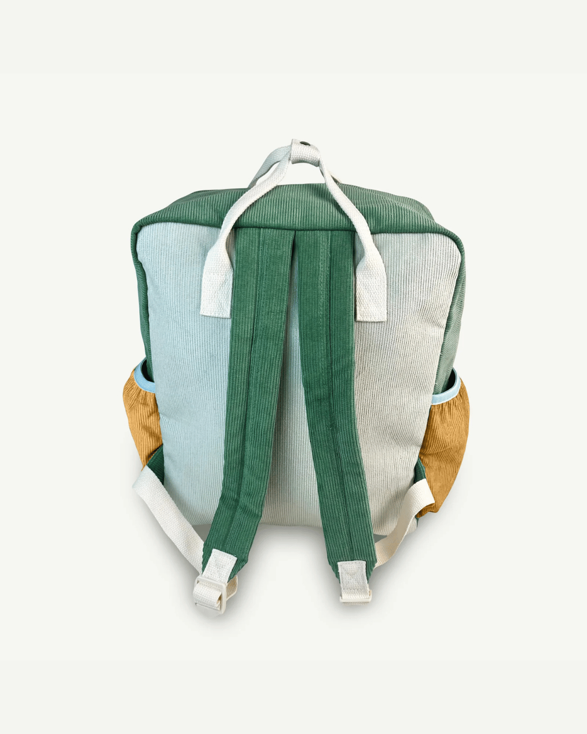 Corduroy Spliced Eco Kids Backpack - Lagoon by Banabae