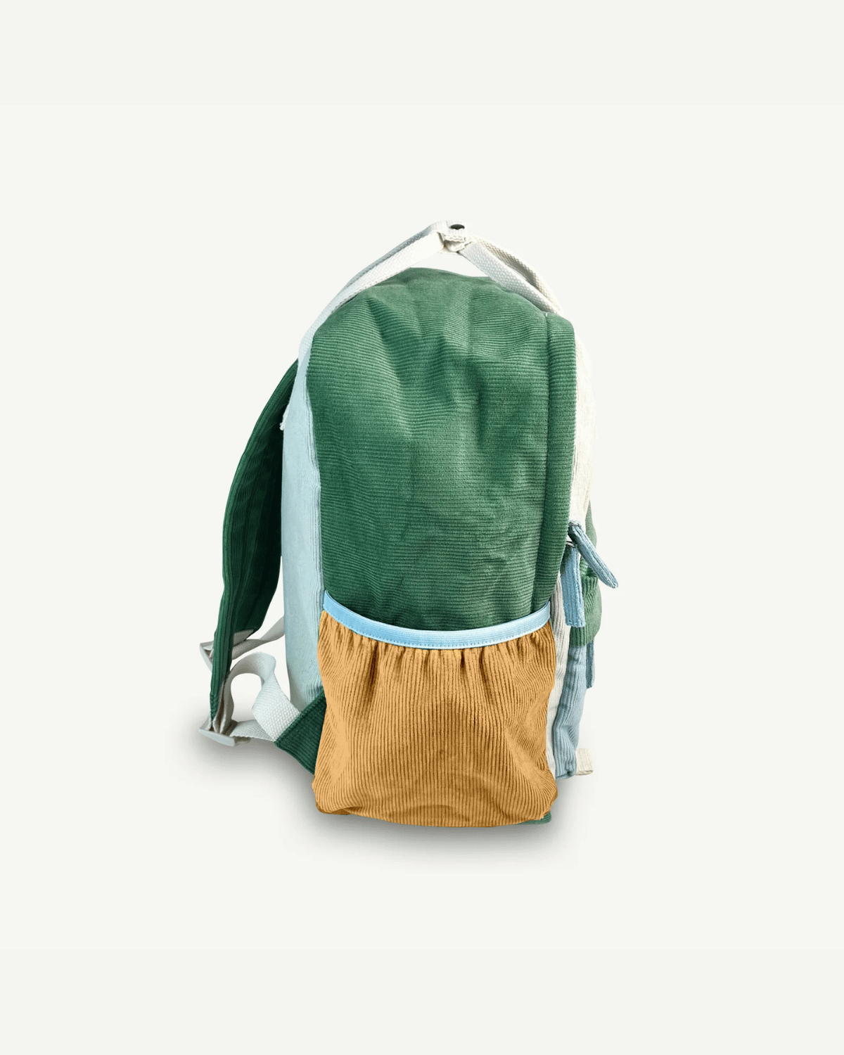 Corduroy Spliced Eco Kids Backpack - Lagoon by Banabae