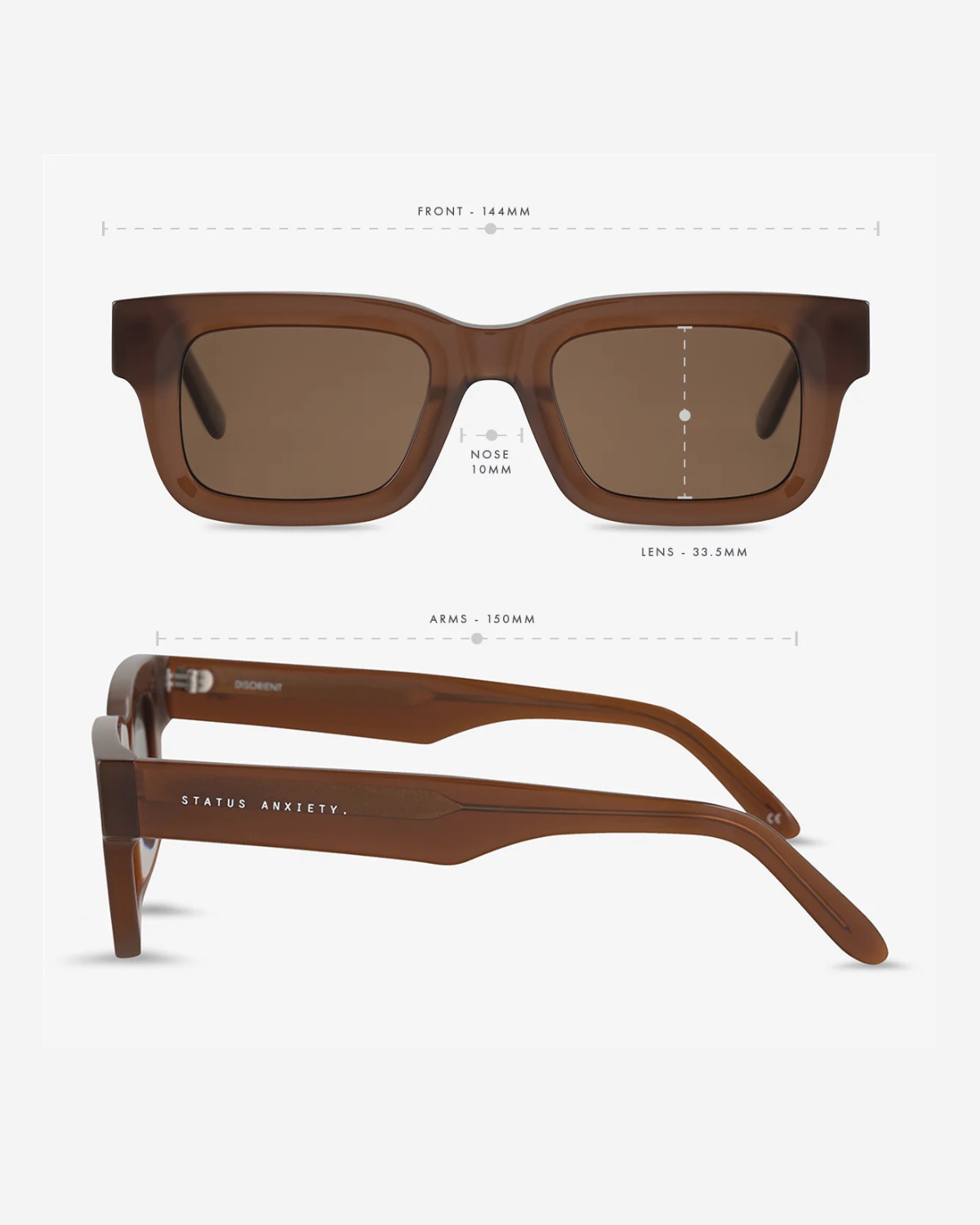 Status Anxiety Disorient Sunglasses - Brown