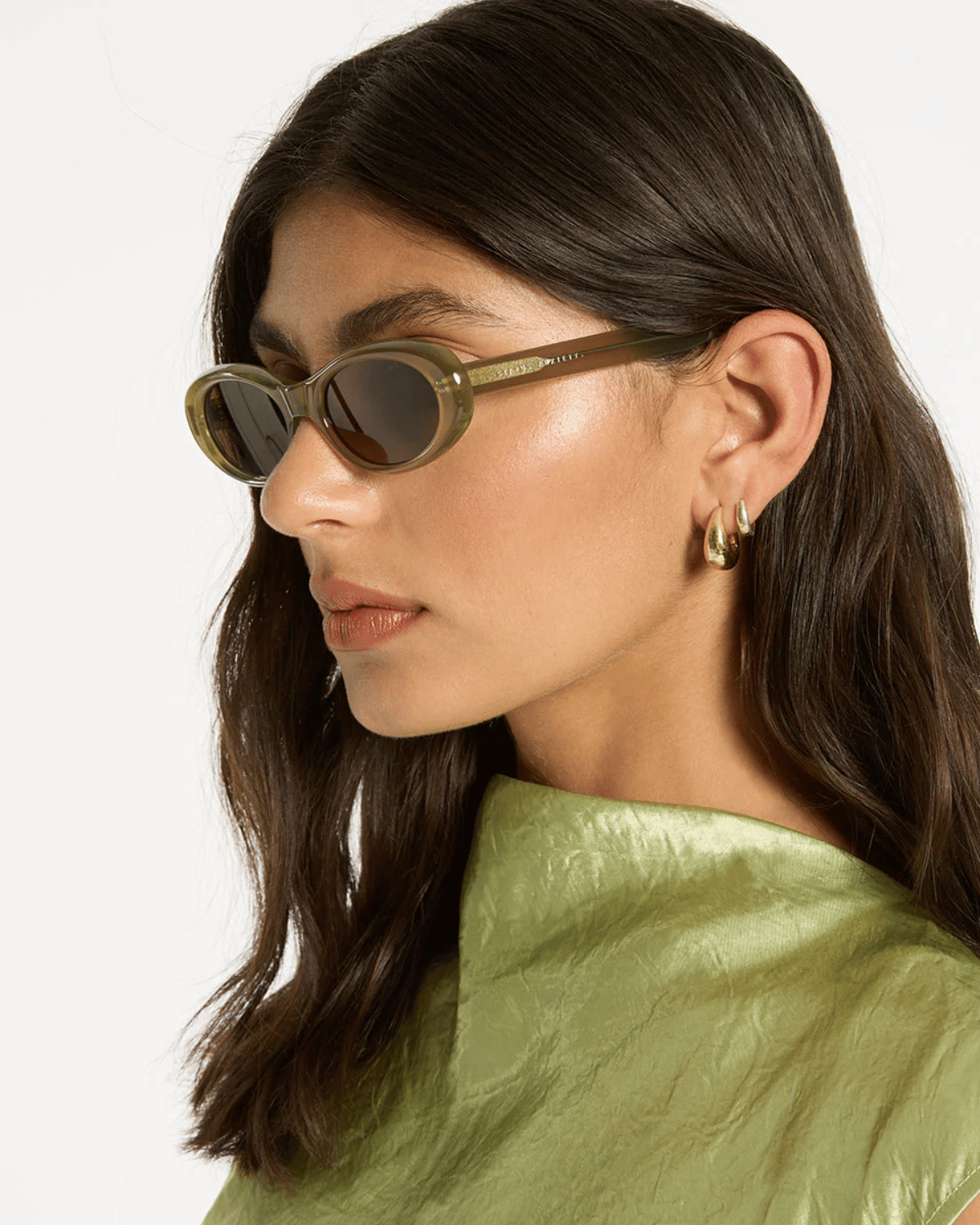Status Anxiety Dopamine Sunglasses - Pear