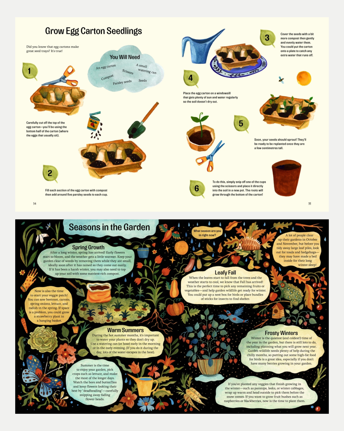 Little Green Fingers - Easy Peasy Gardening Activity Book for kids by Claire Philip