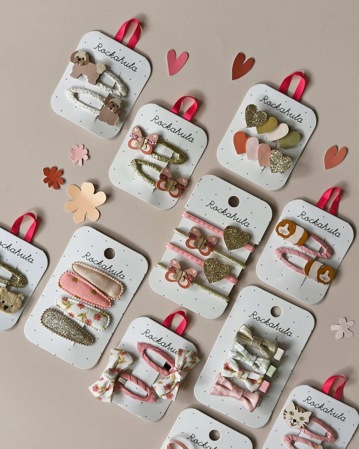 Elsie Fabric Hair Clip Set by Rockahula Kids