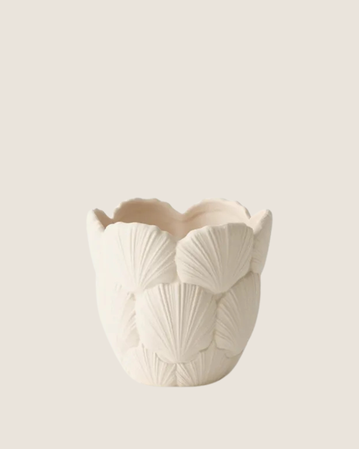 Elysian Pot - Shell by Floral Interiors