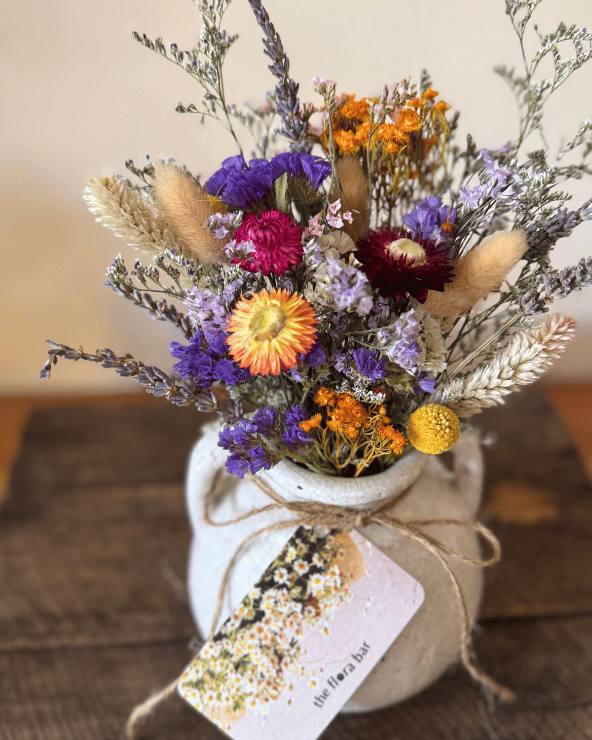 Everlasting Flower Vase - Muswellbrook Florist Polly & Co