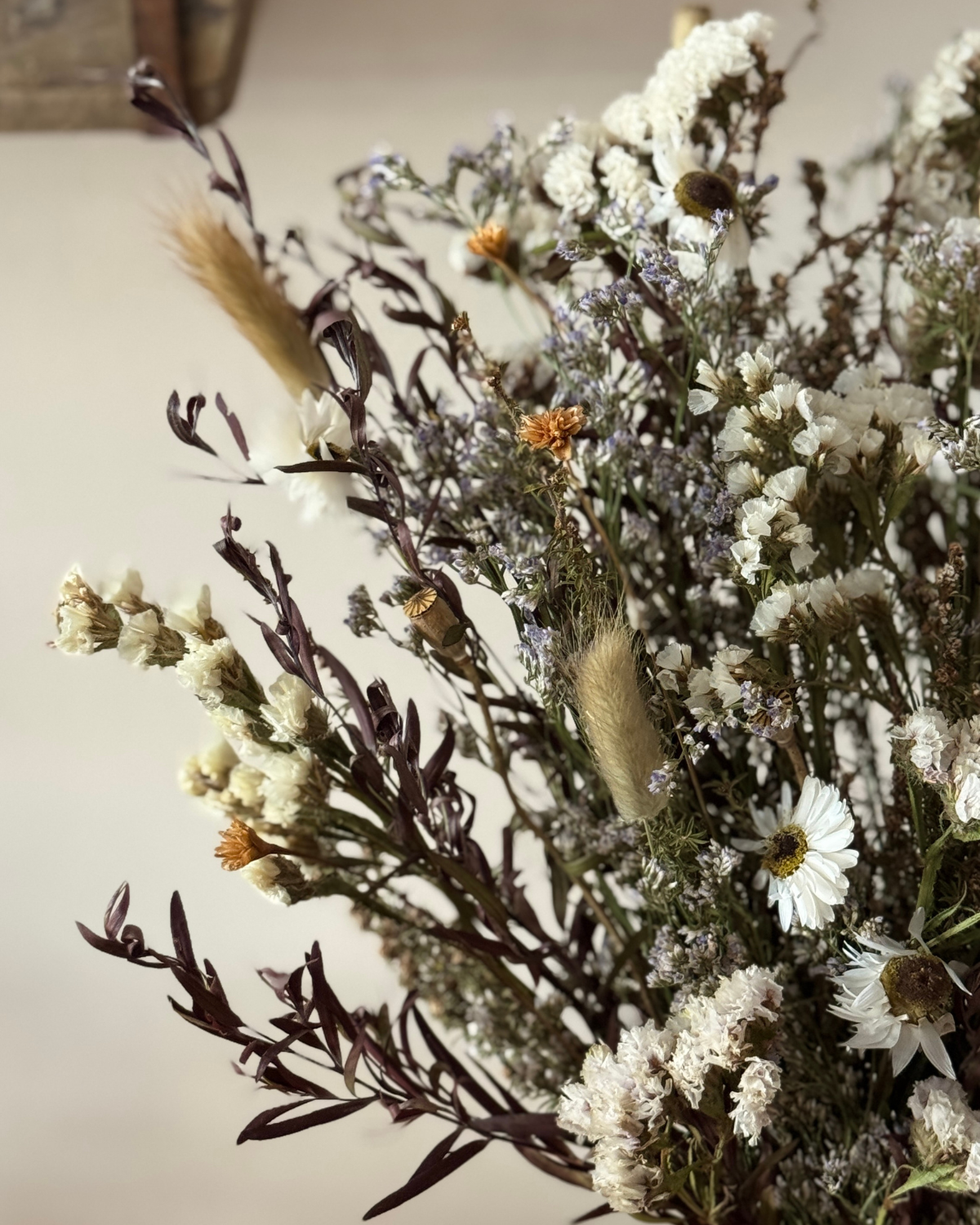 The Flora Bar Everlasting Vase ❘ Mustard Wildflower