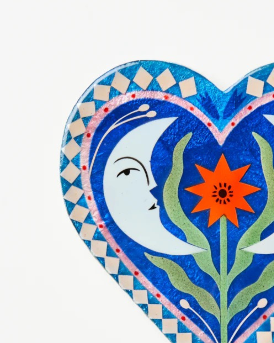 Fable Moon Blue Heart by Jones & Co