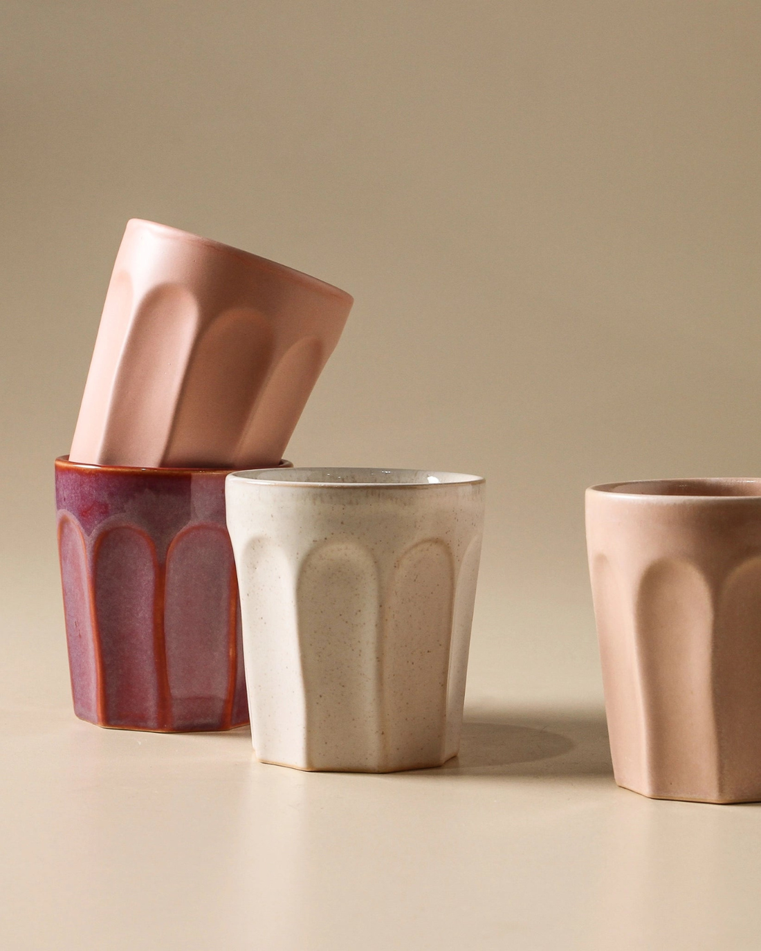 Favourite Sips - Pink + Nudes Ritual Latte Cup (4 Pack) by Indigo Love Collectors