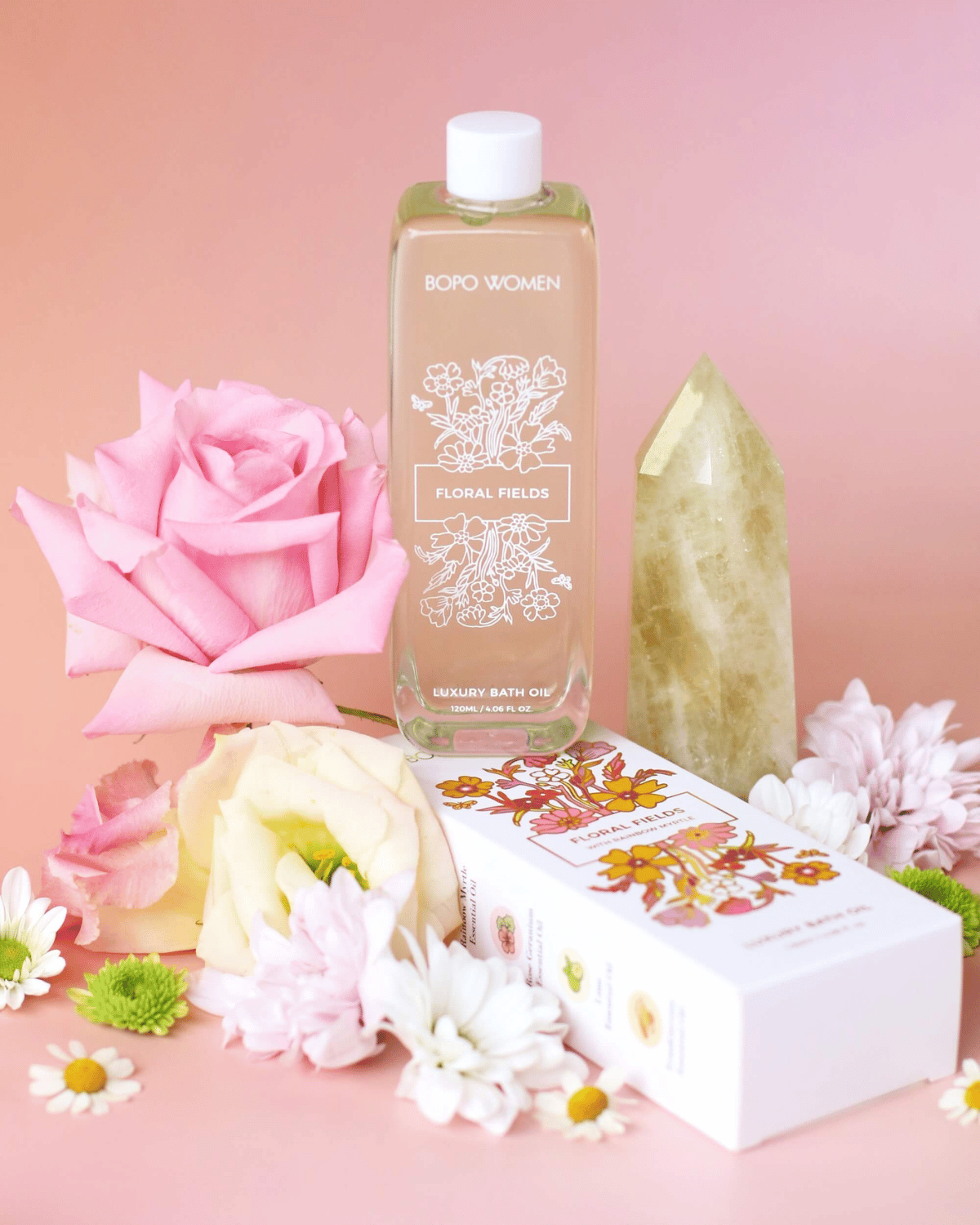 Floral Fields Luxury Bath Oil by Bopo Women