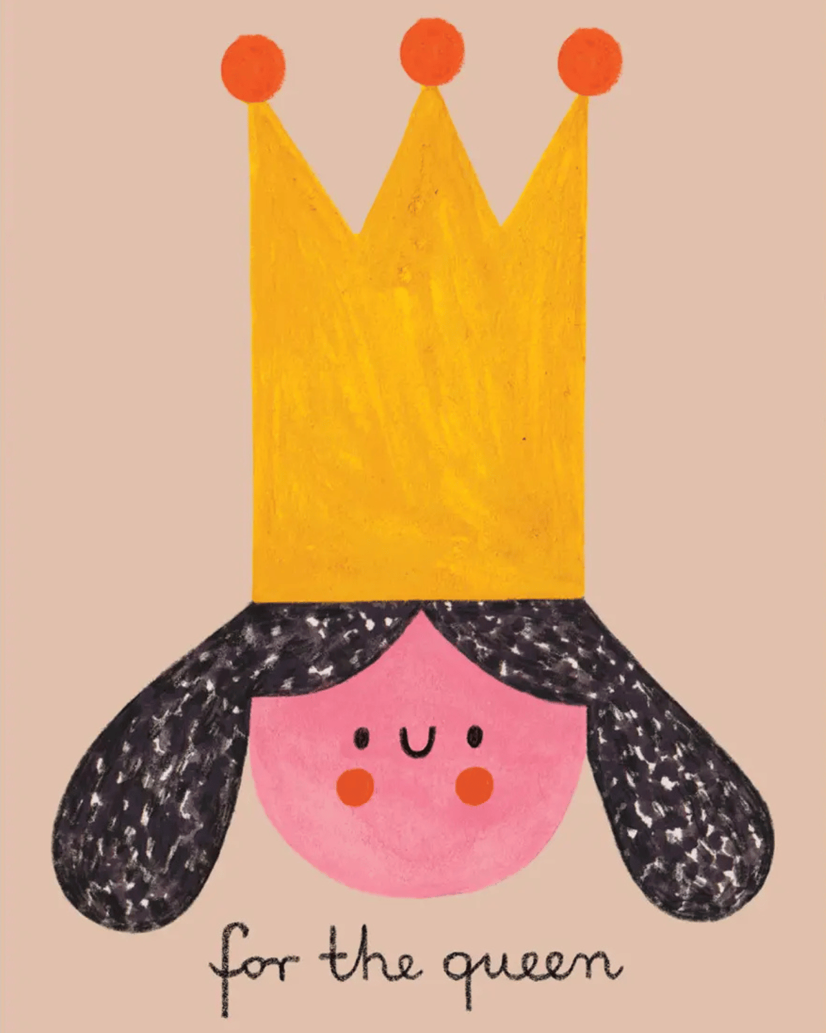 For The Queen Card by Daria Solak Illustrations