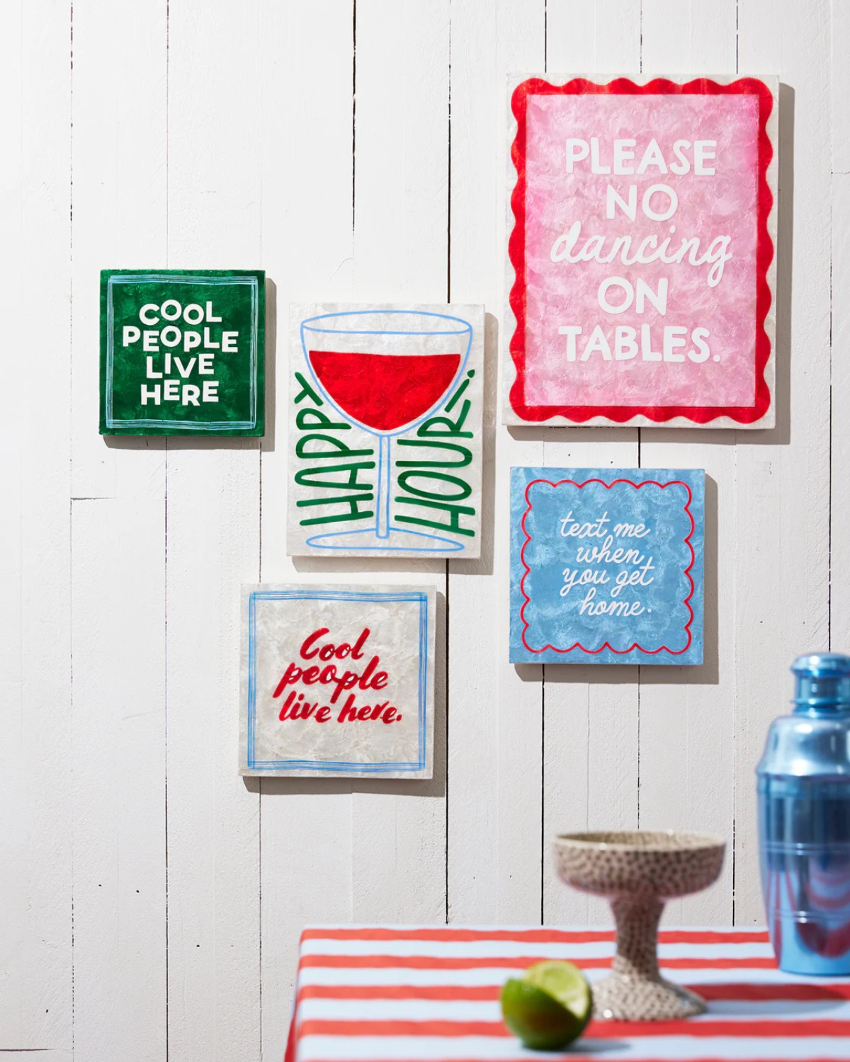 Fun House Dancing Tile Wall Art by Jones & Co