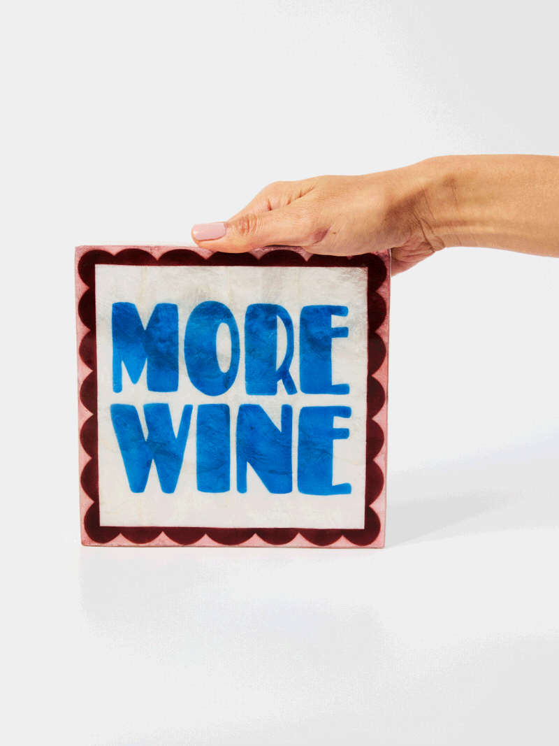 Fun House More Wine Wall Tile by Jones & Co