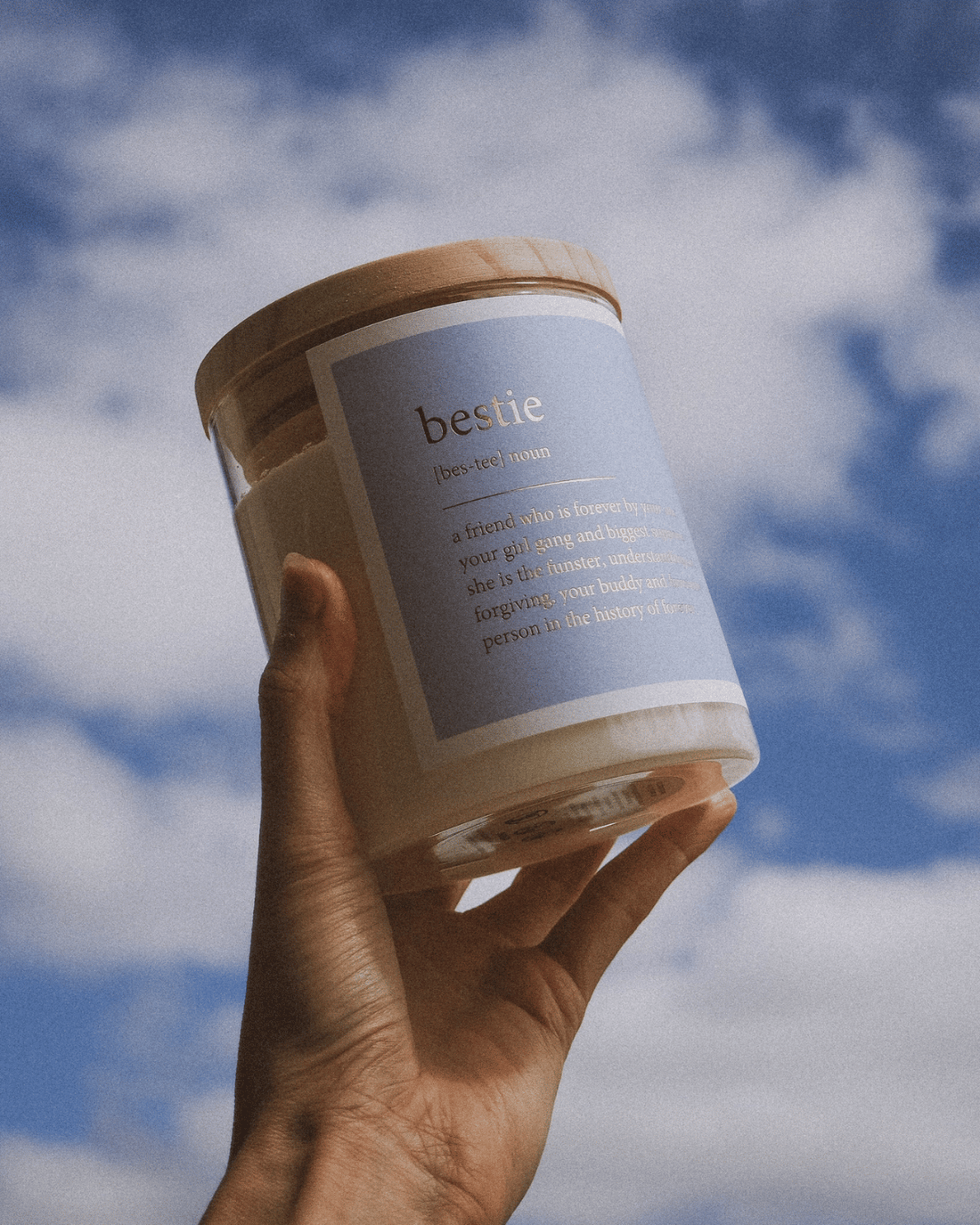 The Commonfolk Collective Quote Candle - Bestie