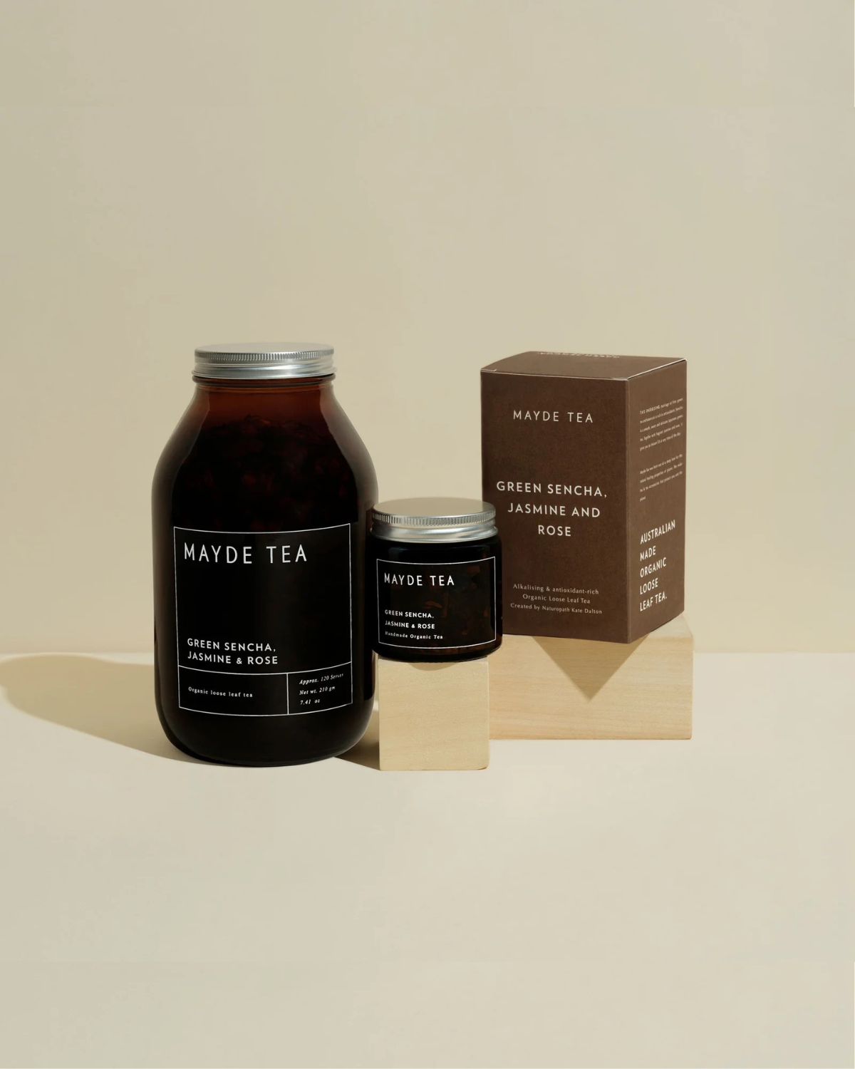 Green Sencha, Jasmine and Rose - Loose Leaf Tea