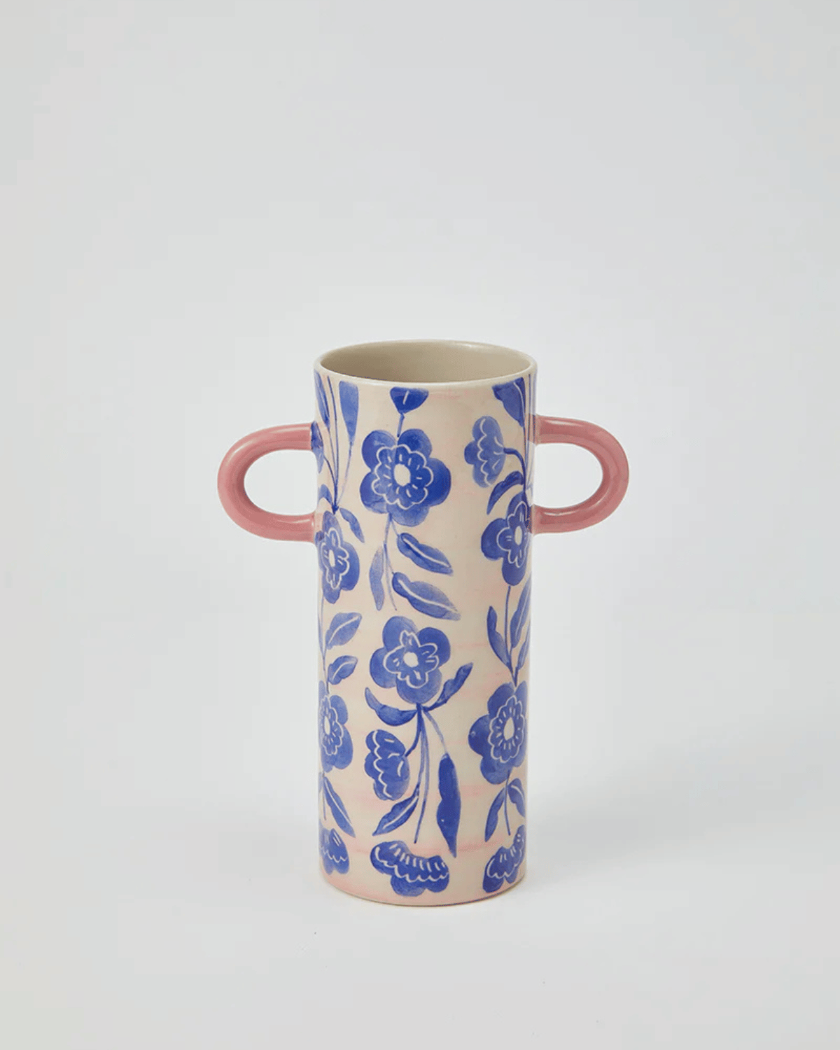 Griffe Blue Floral Bud Vase by Jones & Co