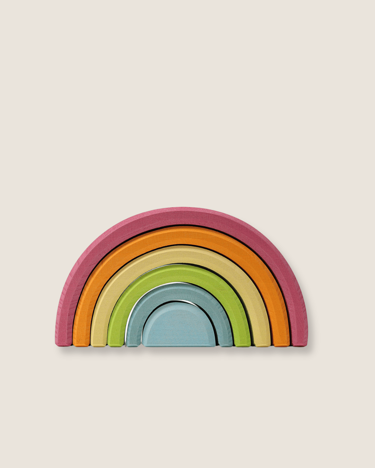 Grimm’s Rainbow - Medium Pastel Stacking Toy