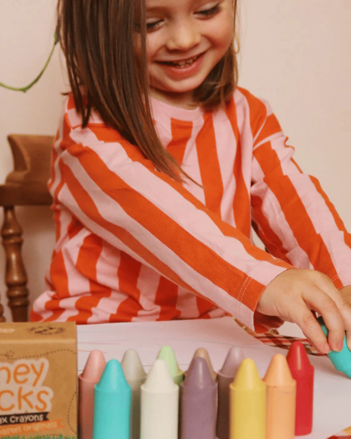 Honeysticks Originals - Natural Beeswax Crayons (Pastel)