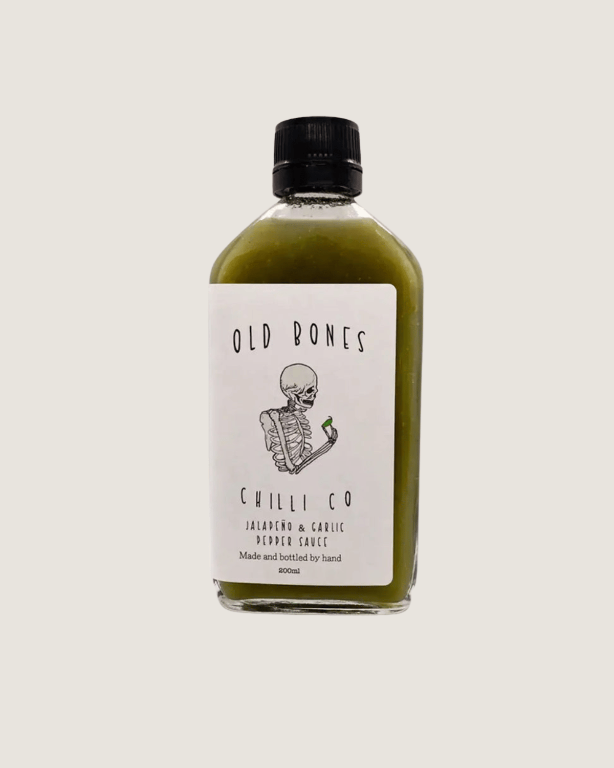 Jalapeño Garlic Pepper Sauce by Old Bones Chilli Co