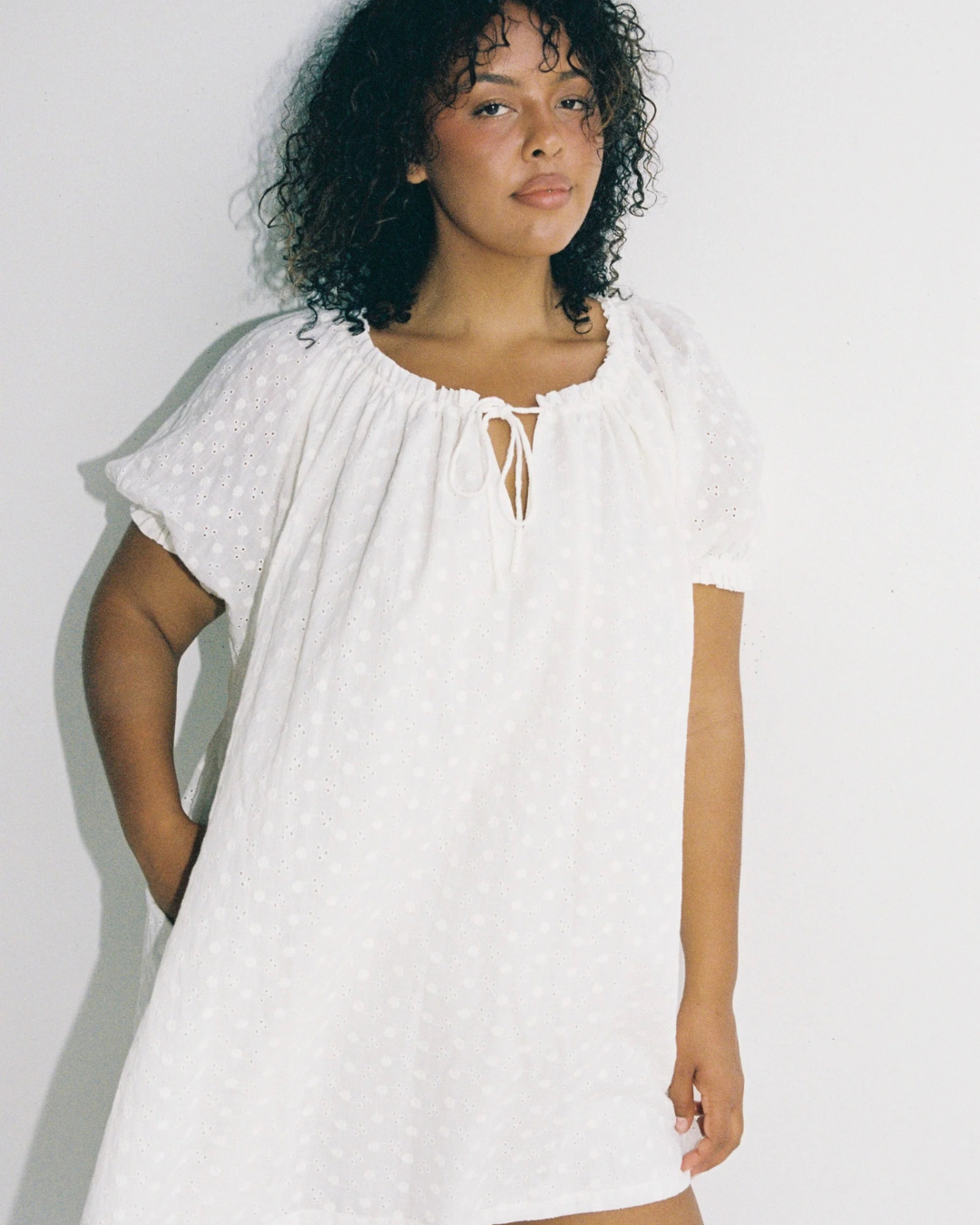 Jasmine Mini Dress - Salt by Juni