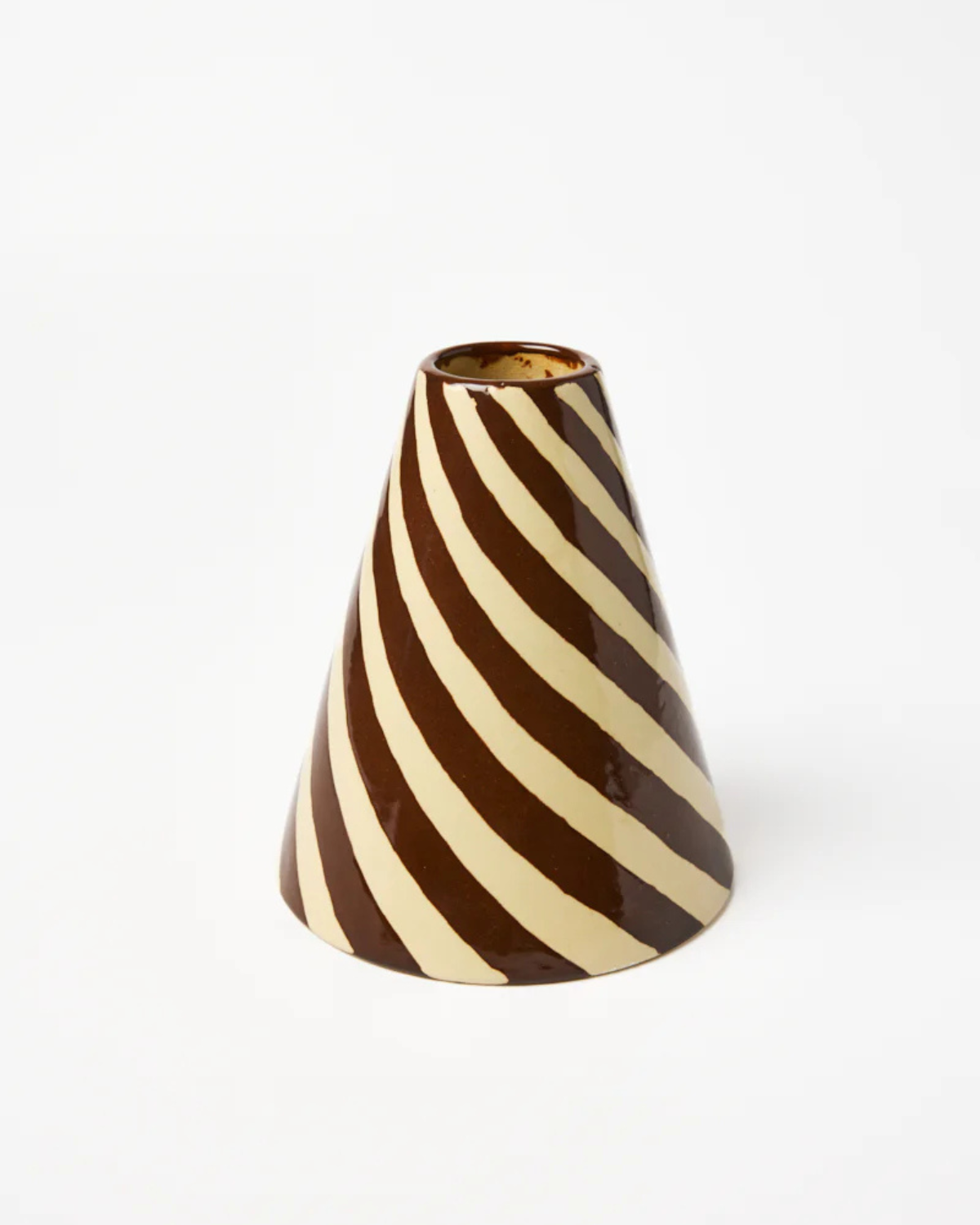 Jester Vase - Chocolate Swirl by Jones & Co