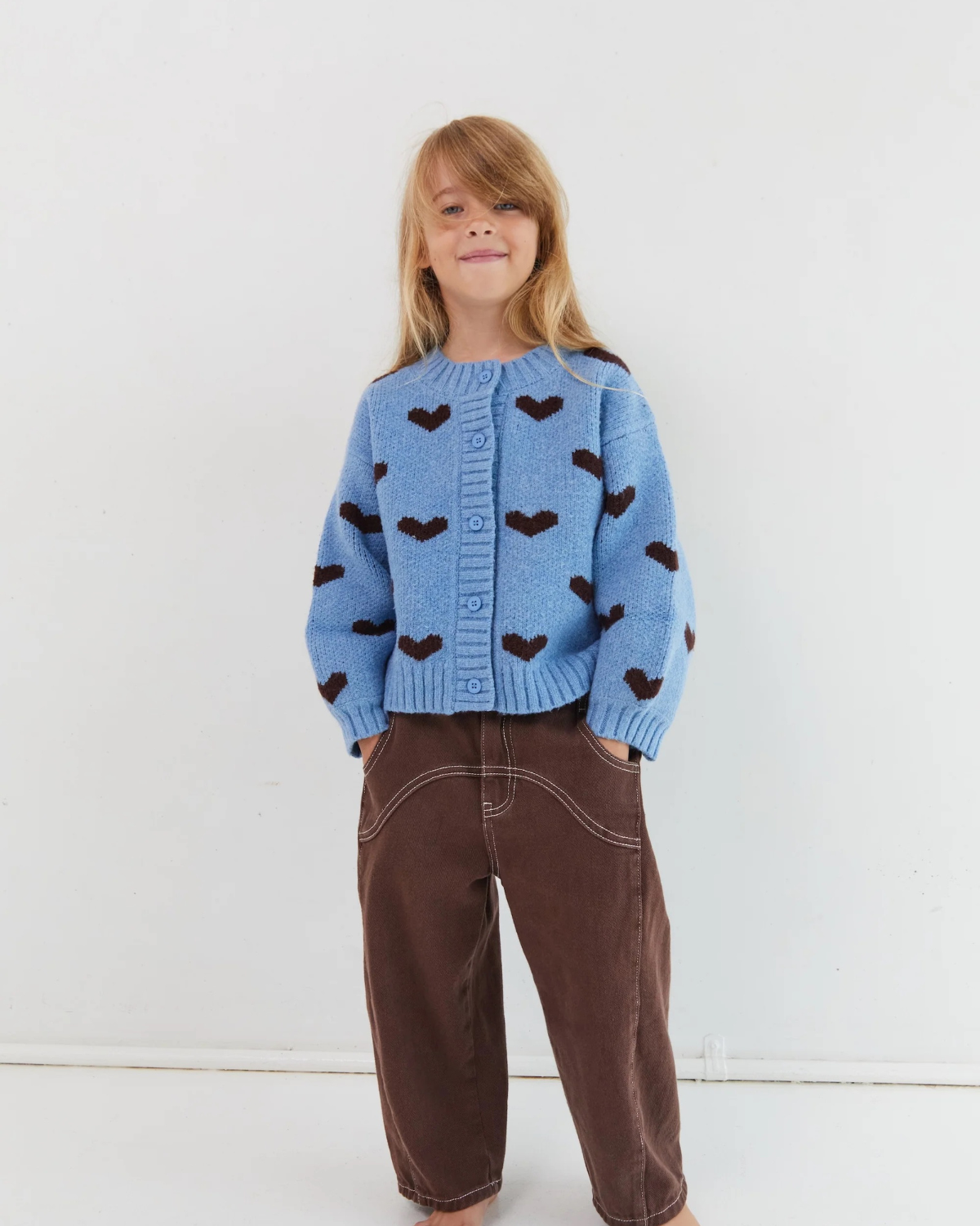 Sweetheart Cardigan - Hearts by Juni