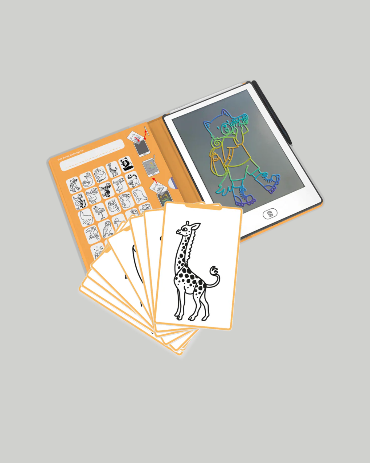 Kidydraw Mini Drawing Tablet - Animals