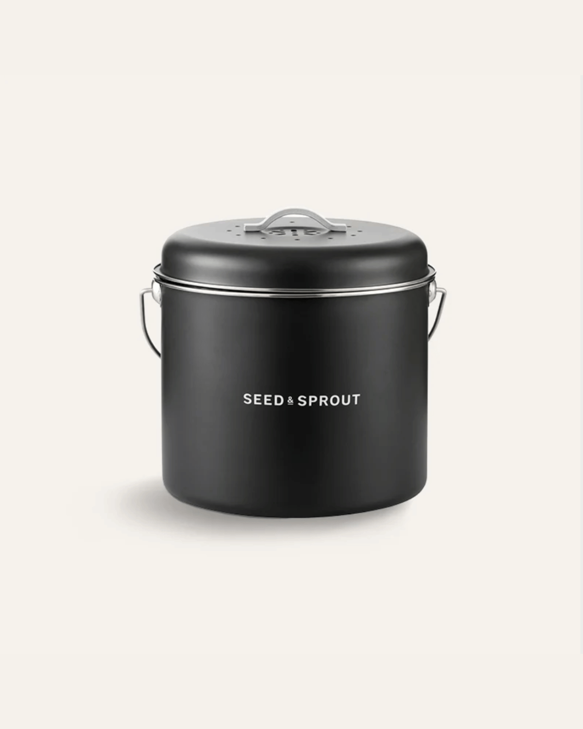 Seed & Sprout Kitchen Compost Bin - Liquorice 🌱