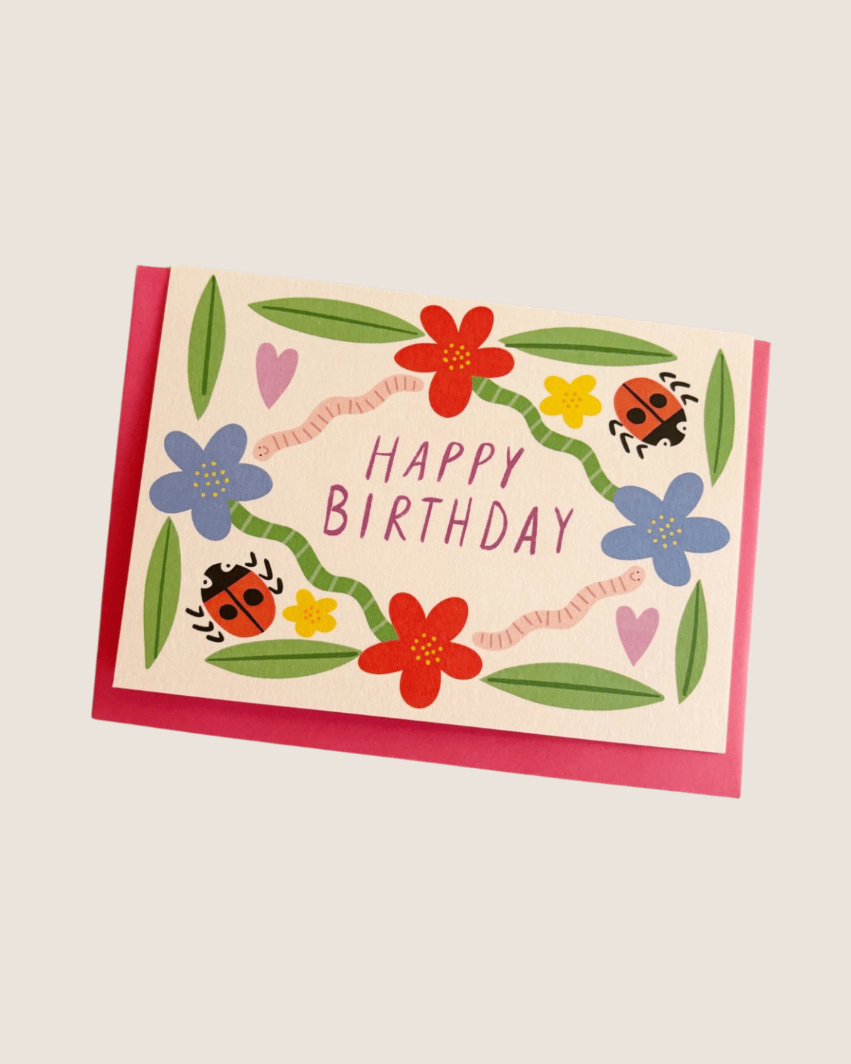 Birthday Card - Garden Print