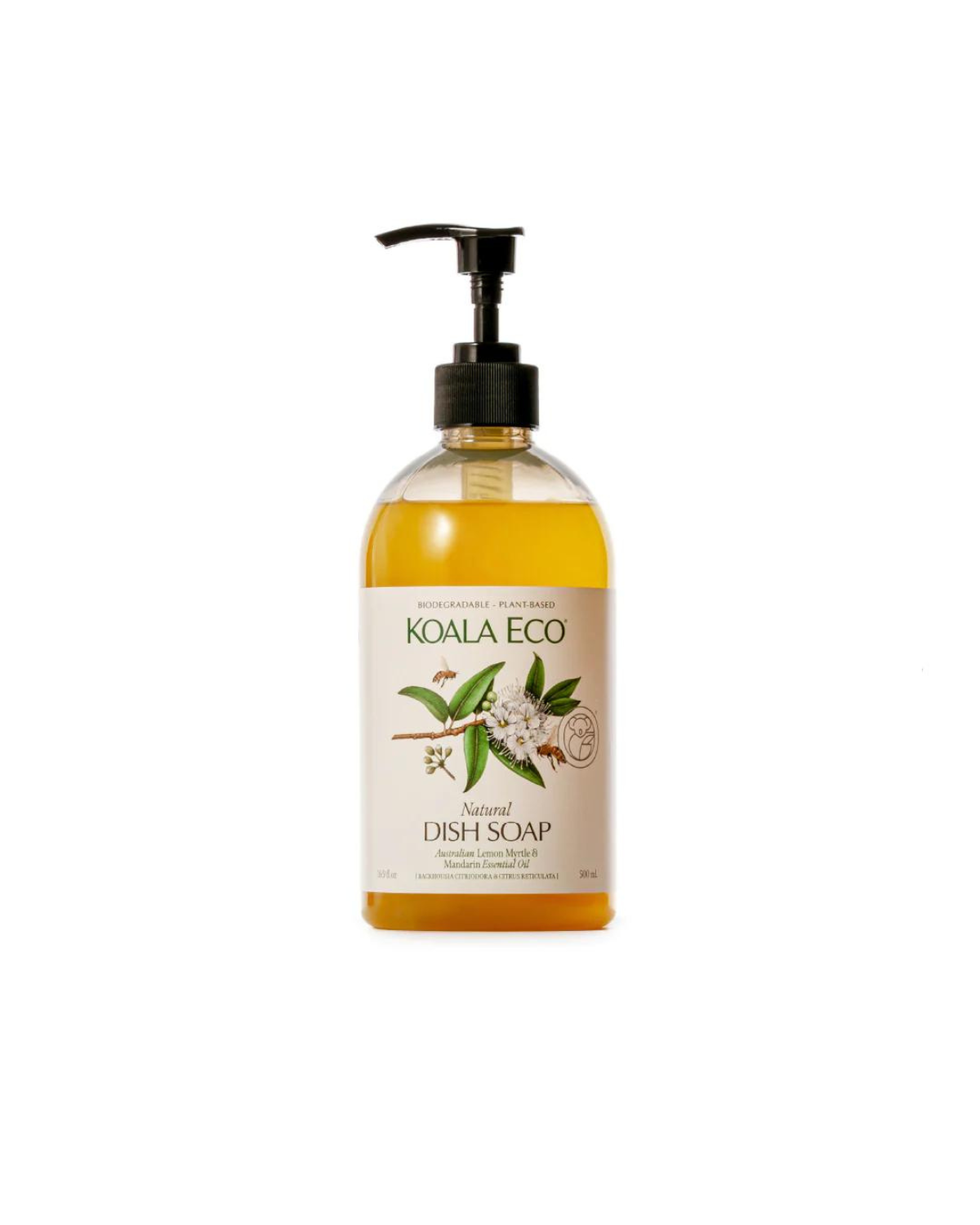 Natural Dish Soap by Koala Eco - Lemon Myrtle & Mandarin (500ml)