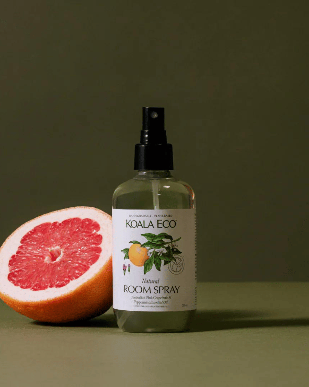 Natural Room Spray by Koala Eco - Pink Grapefruit and Peppermint (250ml)