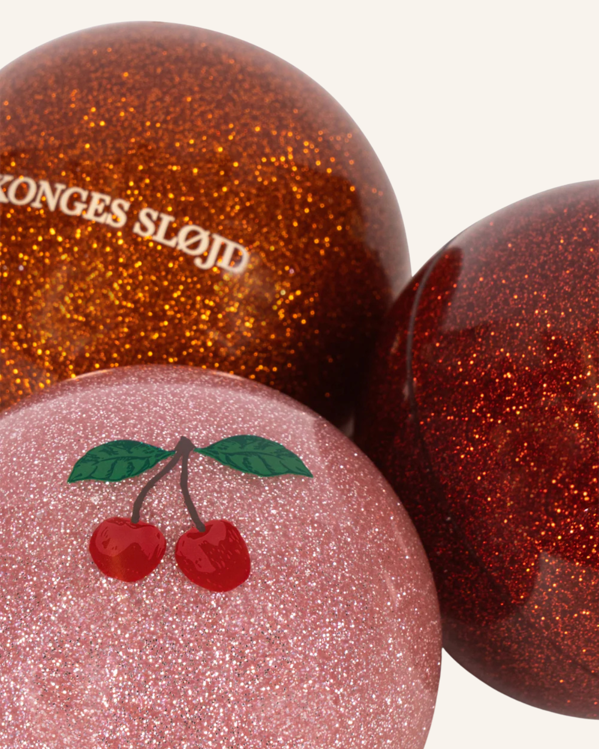 3 Pack Sparky Balls - Red by Konges Sløjd