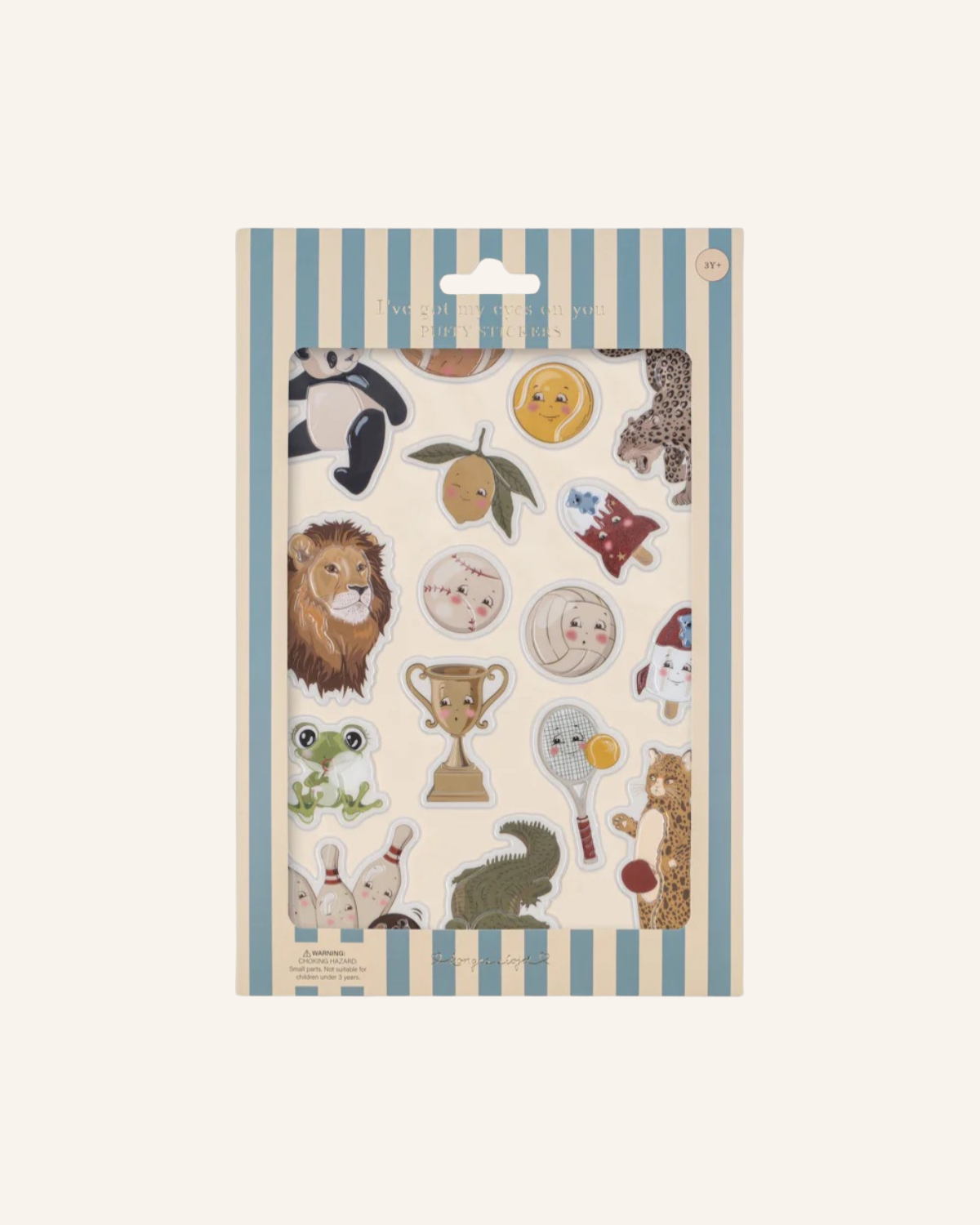 Puffy Stickers - Animals by Konges Sløjd