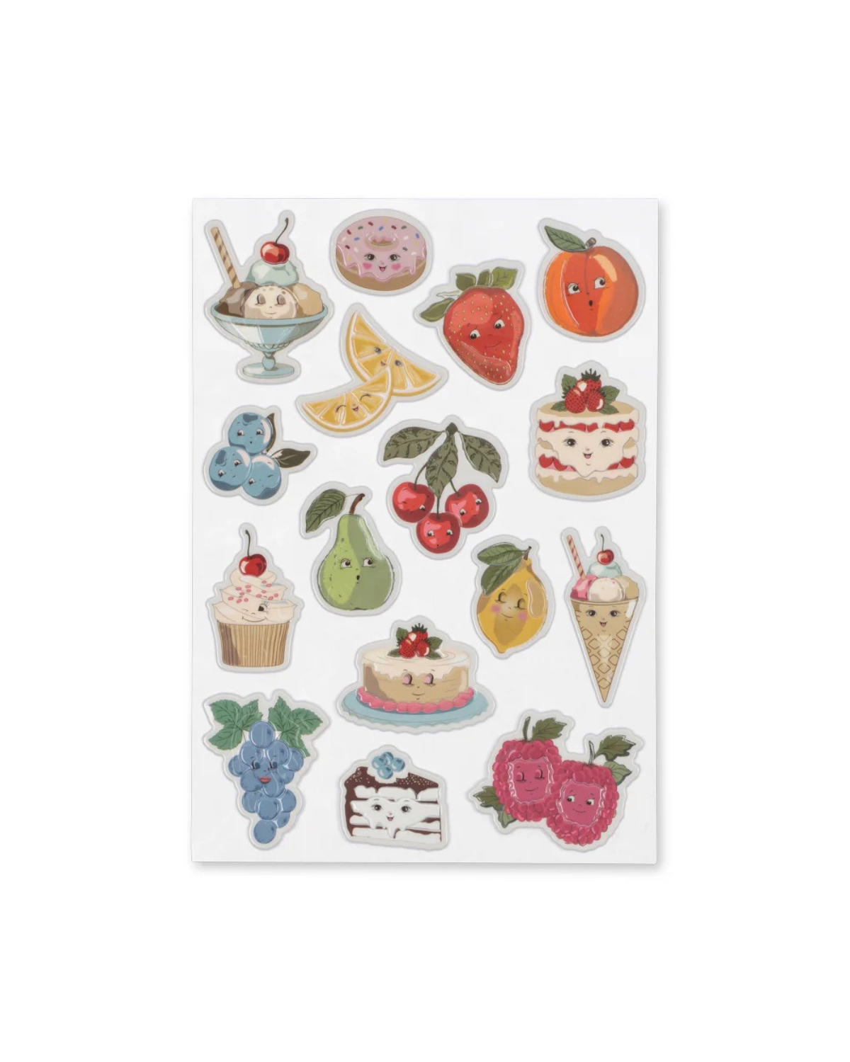 KONGES SLØJD ❘ Puffy Stickers - Fruity