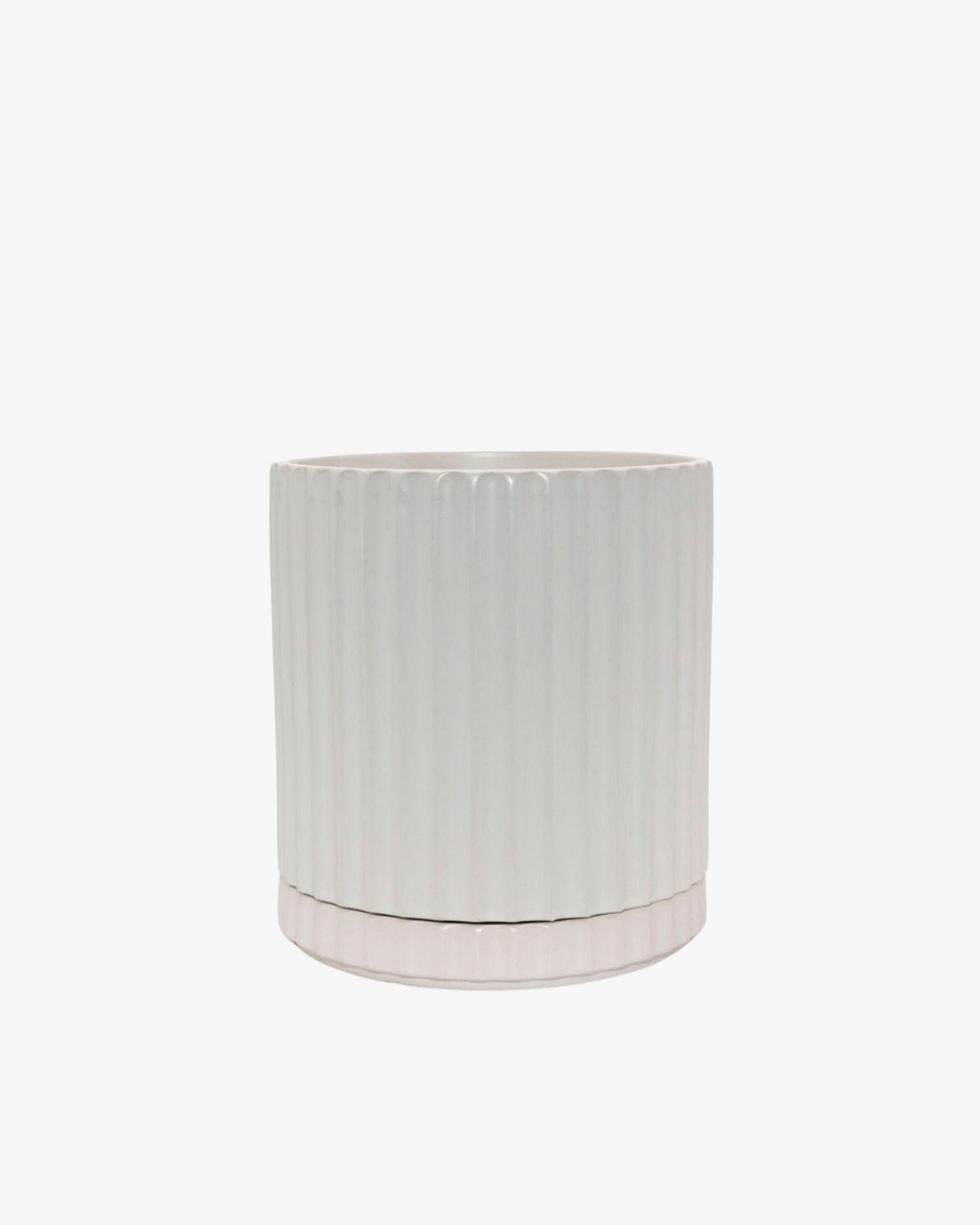 Large Athens Planter in White by Potted