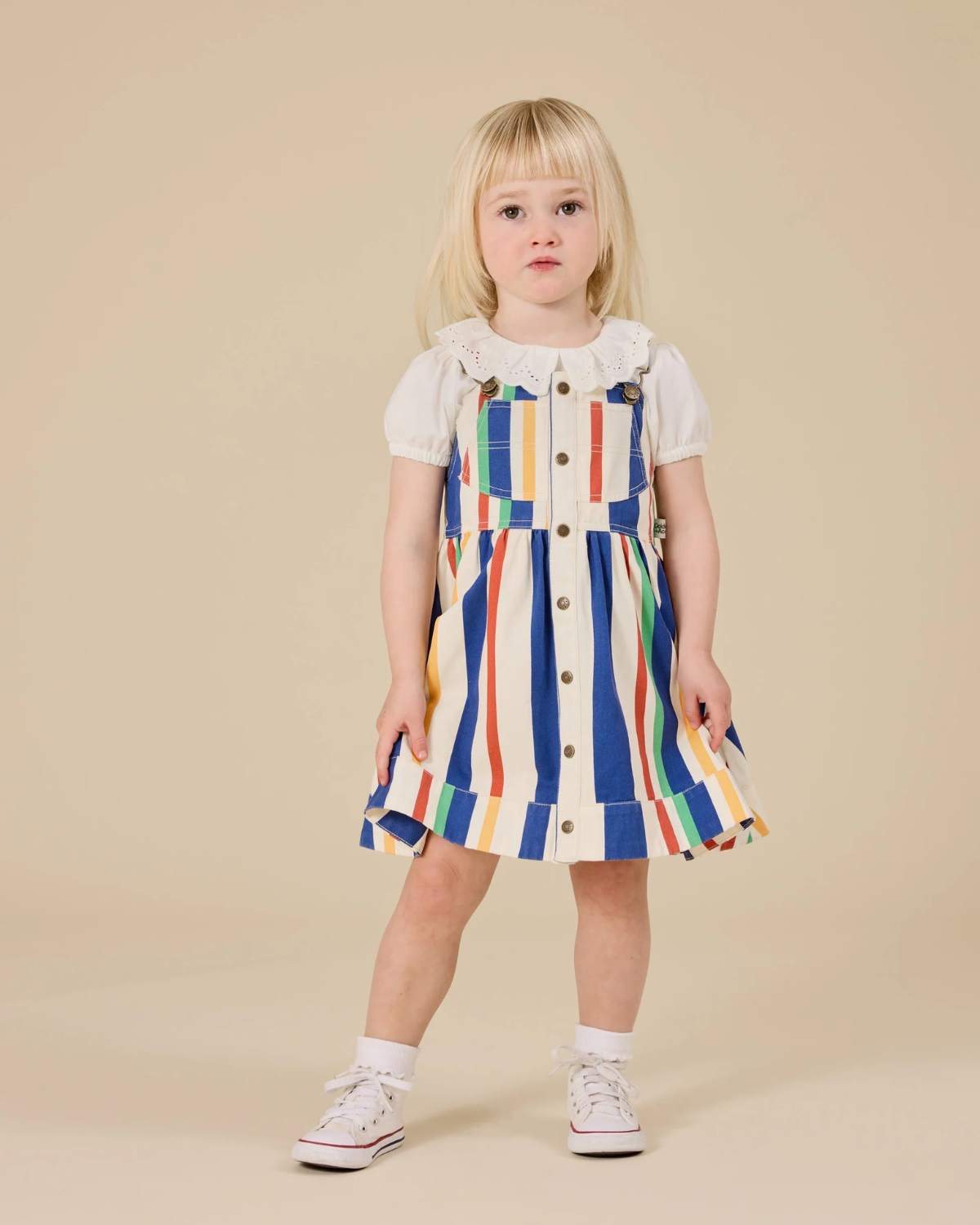 Goldie + Ace - Laura Puff Sleeve Collar T-Shirt