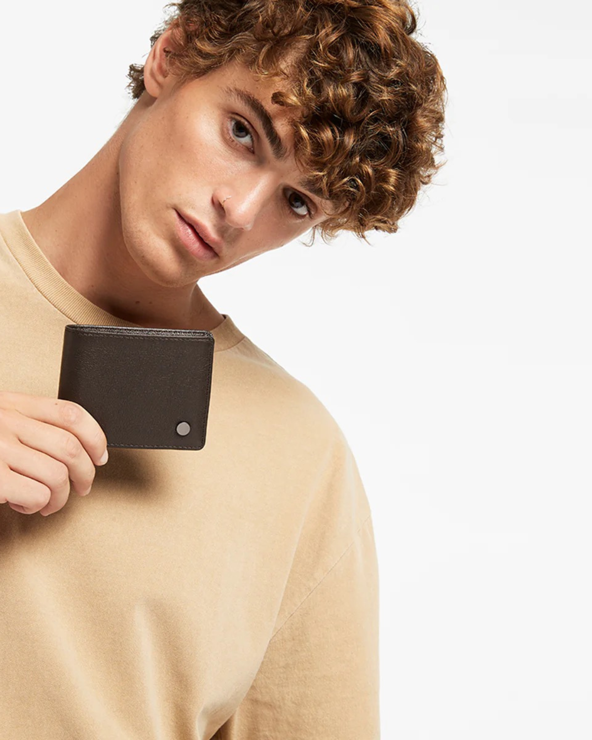 Mens Leonard Wallet - Chocolate by Status Anxiety