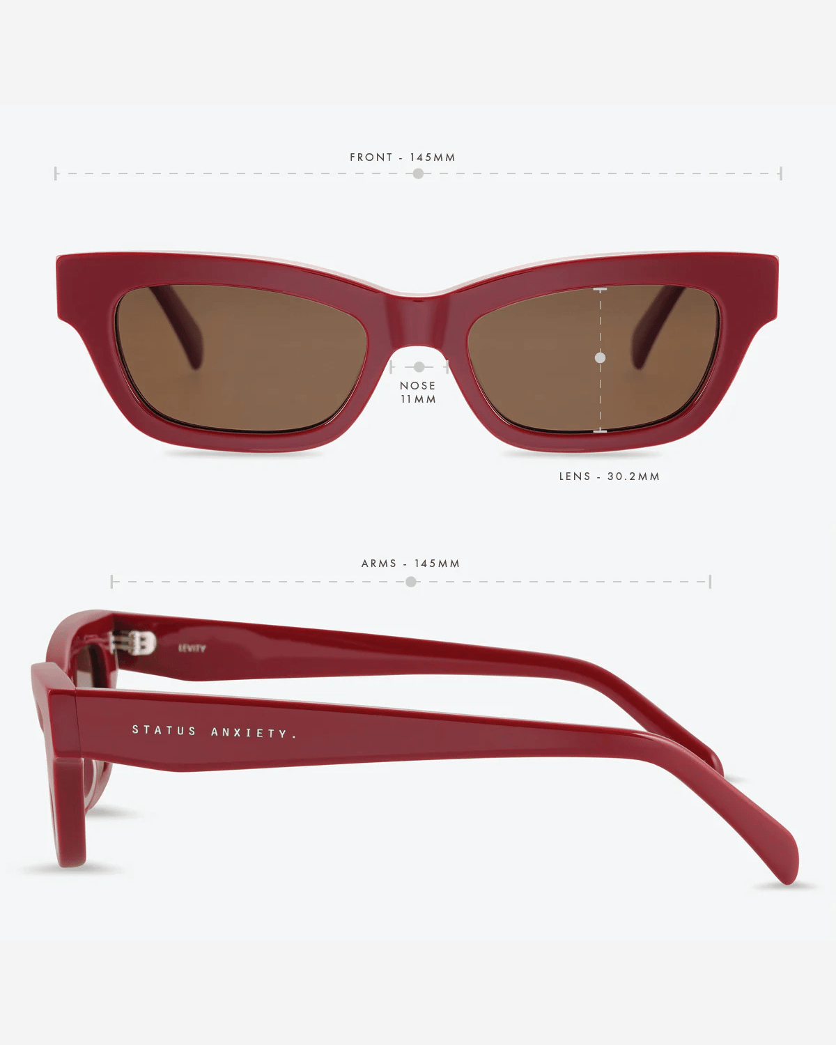 Status Anxiety Levity Sunglasses - Cherry
