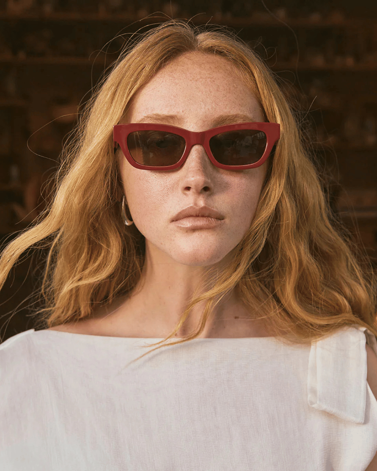 Status Anxiety Levity Sunglasses - Cherry