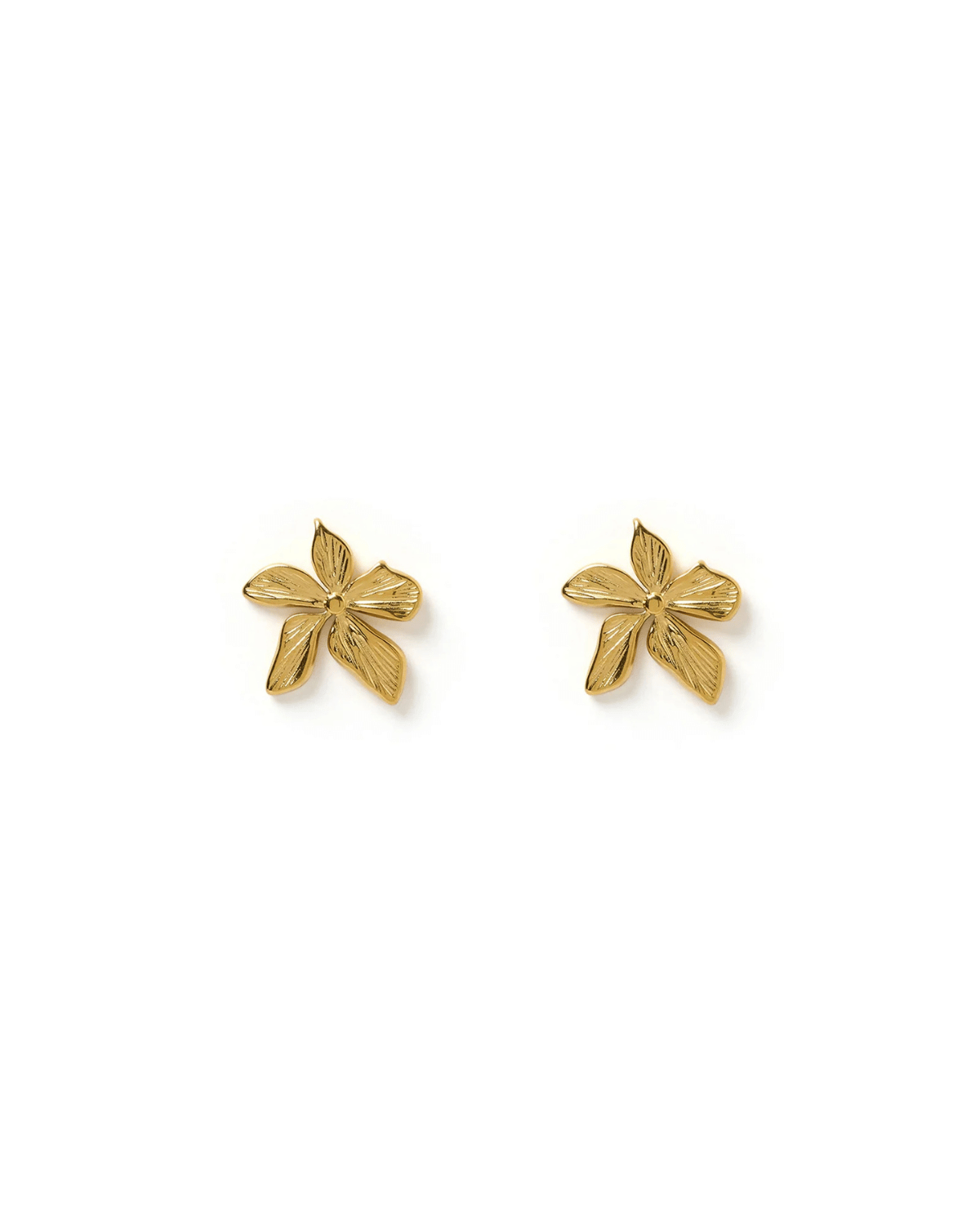 Lily Gold Earrings & by Arms of Eve