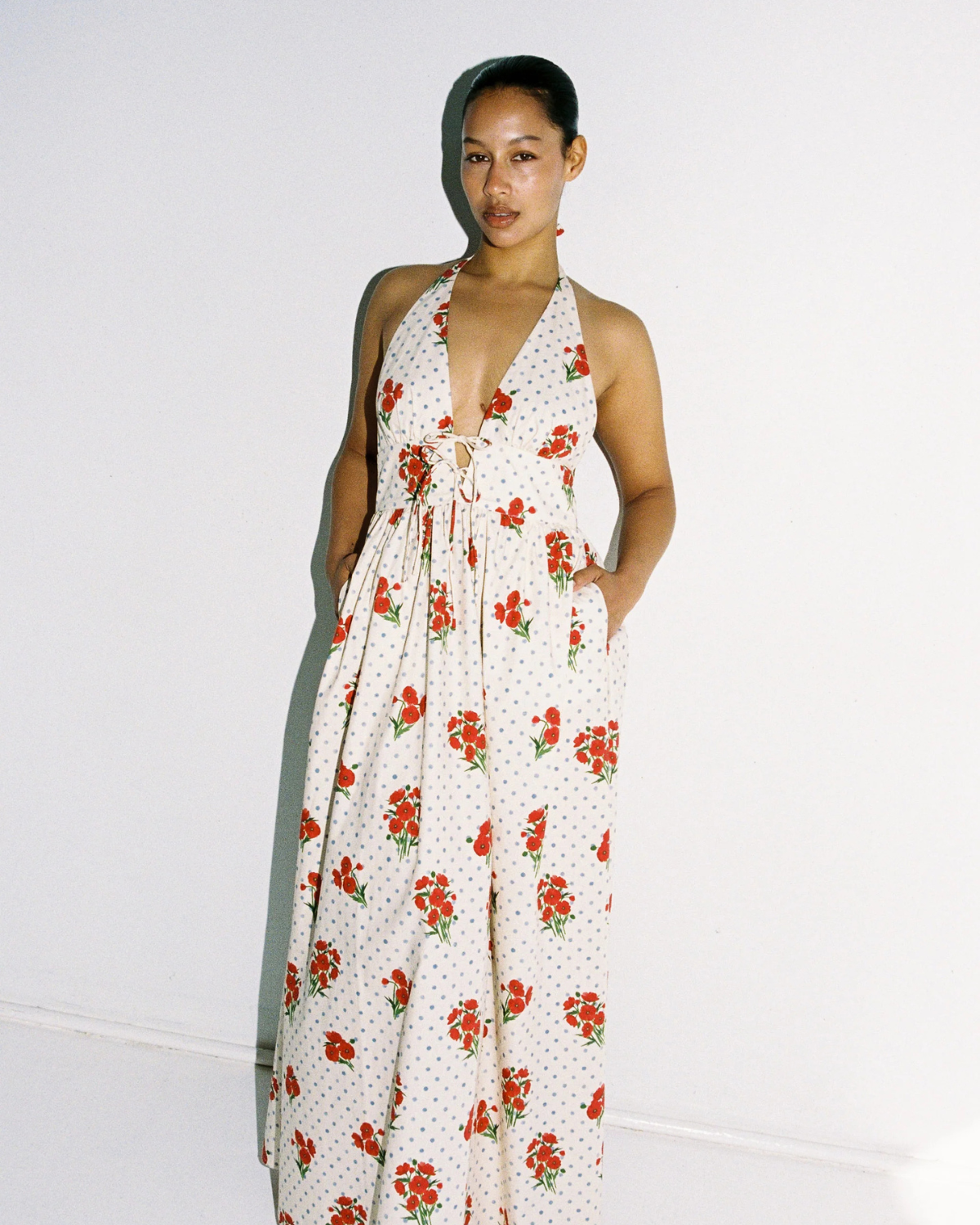 Lily Maxi Dress - Poppies by Juni