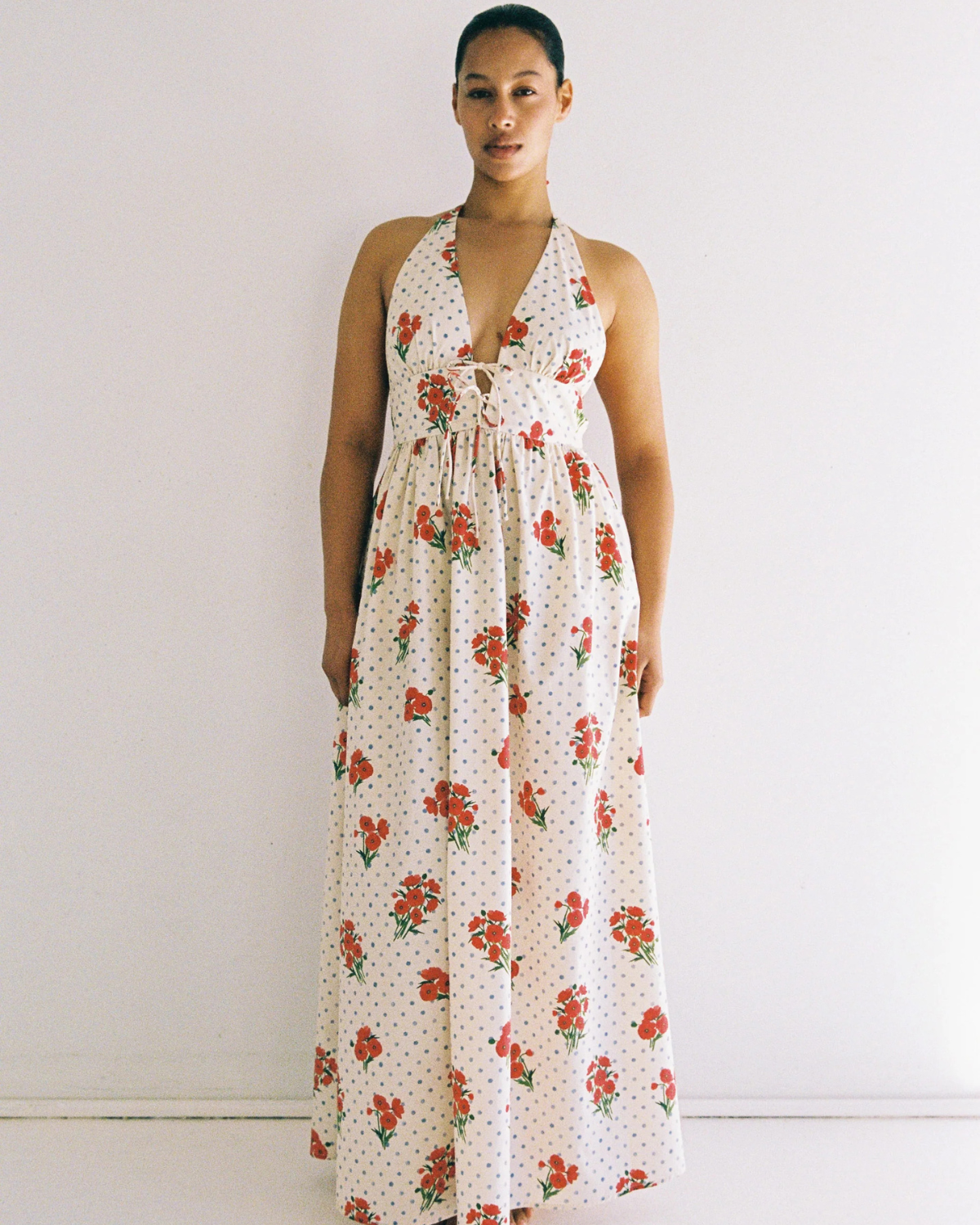 Lily Maxi Dress - Poppies by Juni
