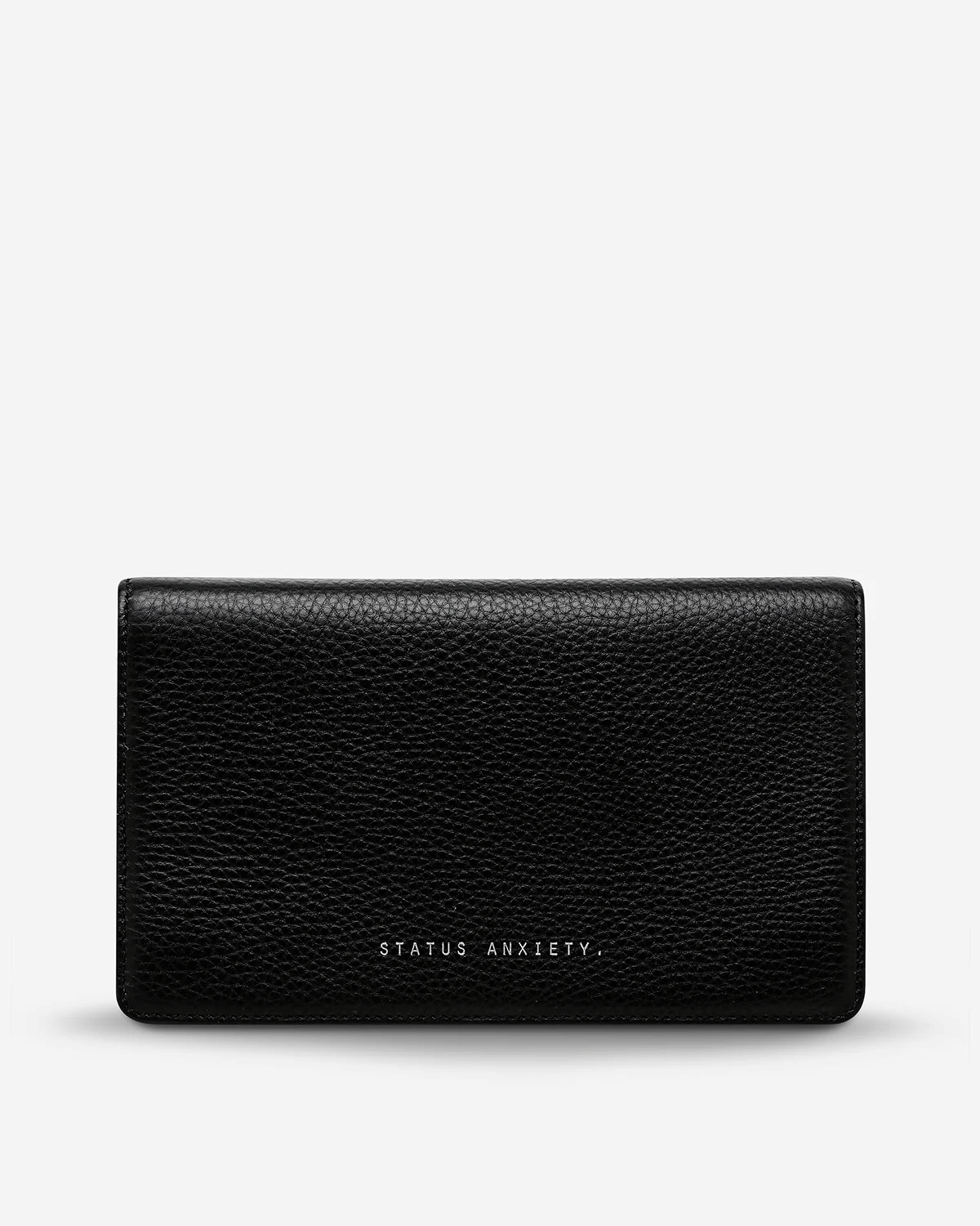 Status Anxiety Living Proof Leather Wallet - Black