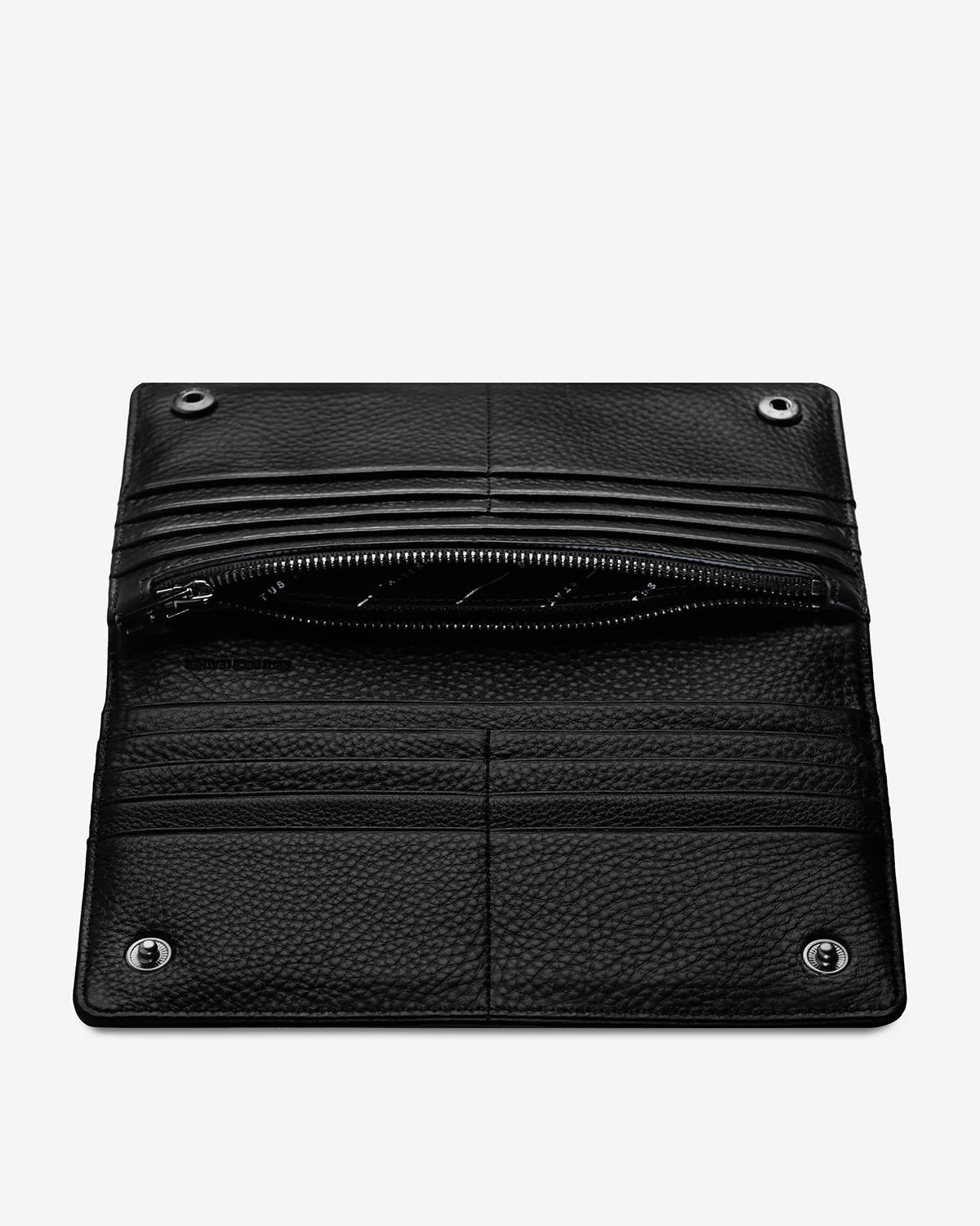 Status Anxiety Living Proof Leather Wallet - Black