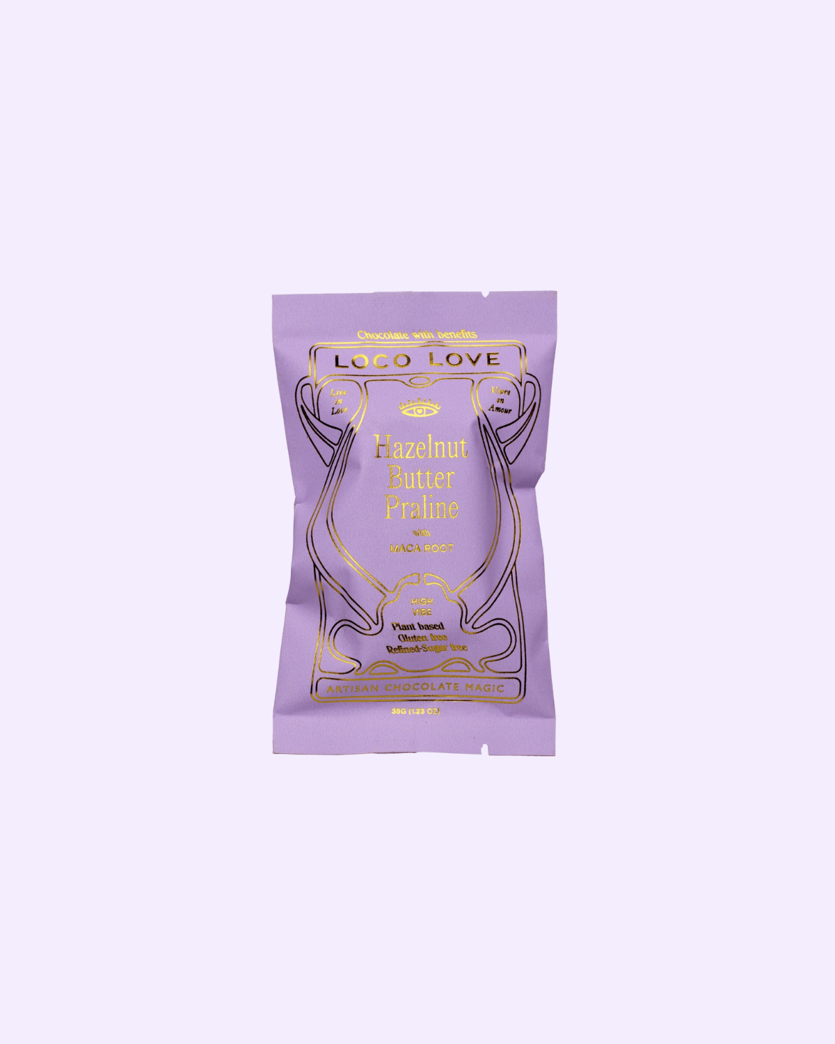 Loco Love Hazelnut Praline Chocolate - Single 30g