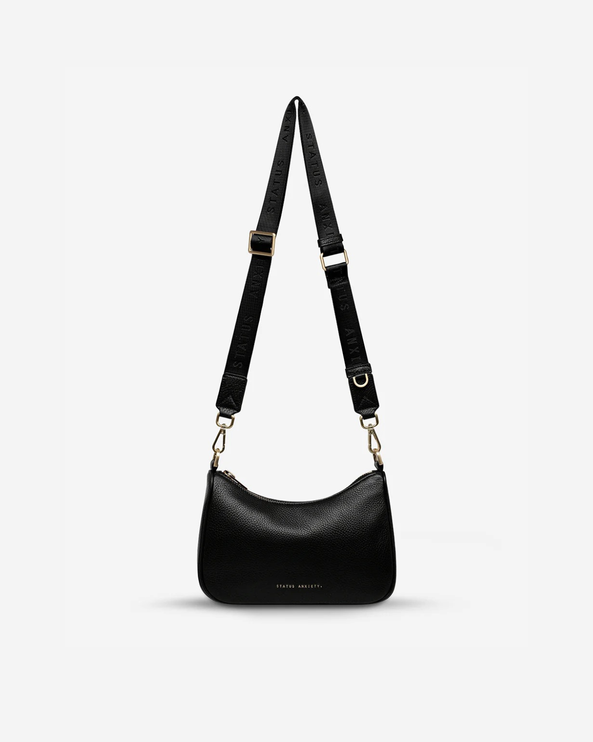Status Anxiety Look Both Ways Bag - Black/Brushed Gold