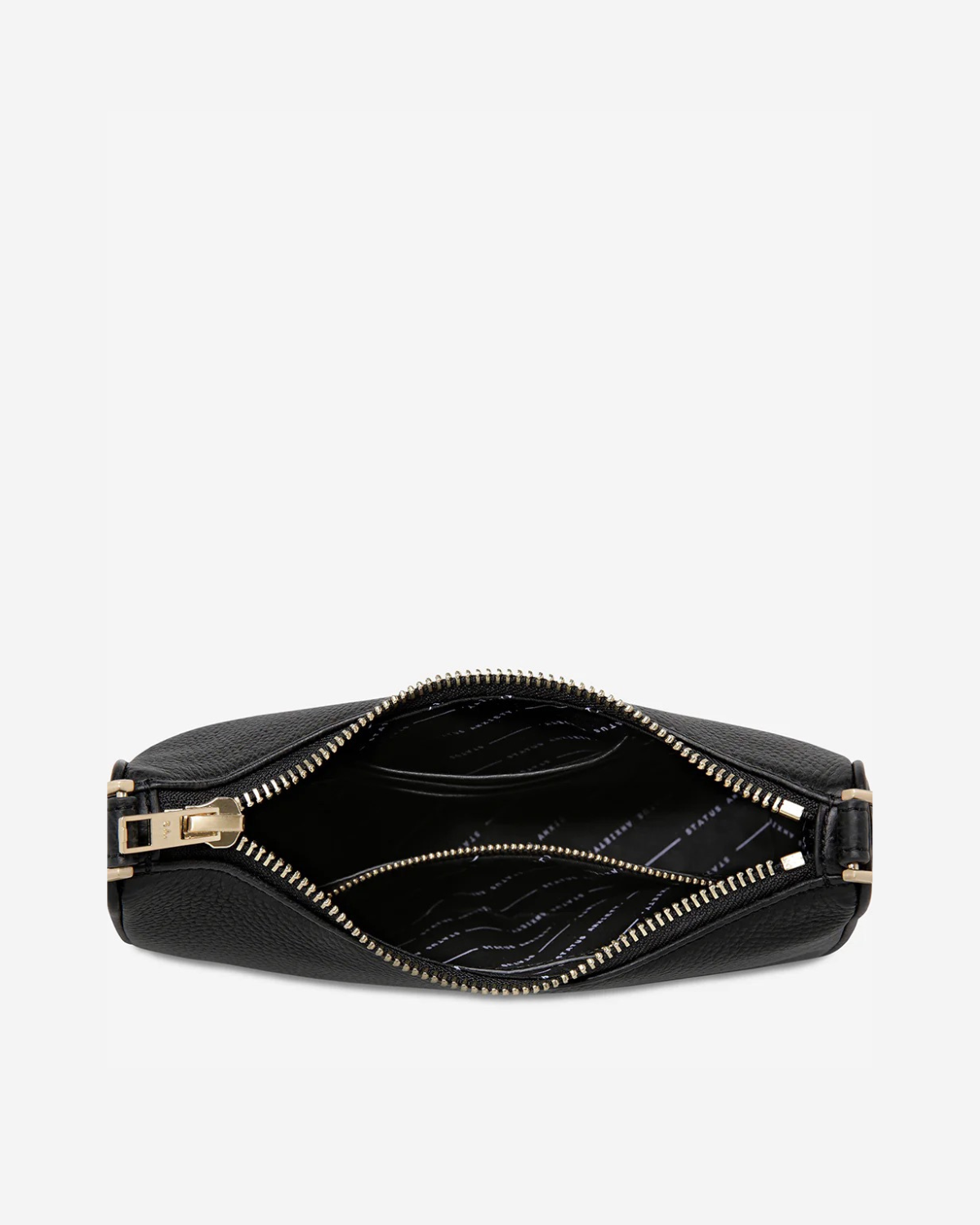 Status Anxiety Look Both Ways Bag - Black/Brushed Gold