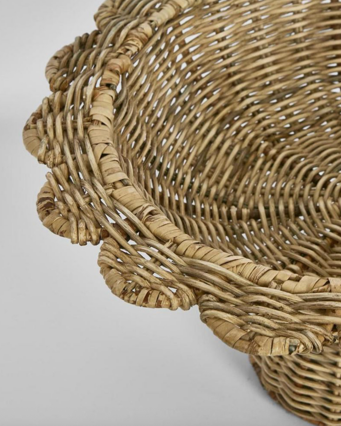 Lucy Rattan Scallop Bowl
