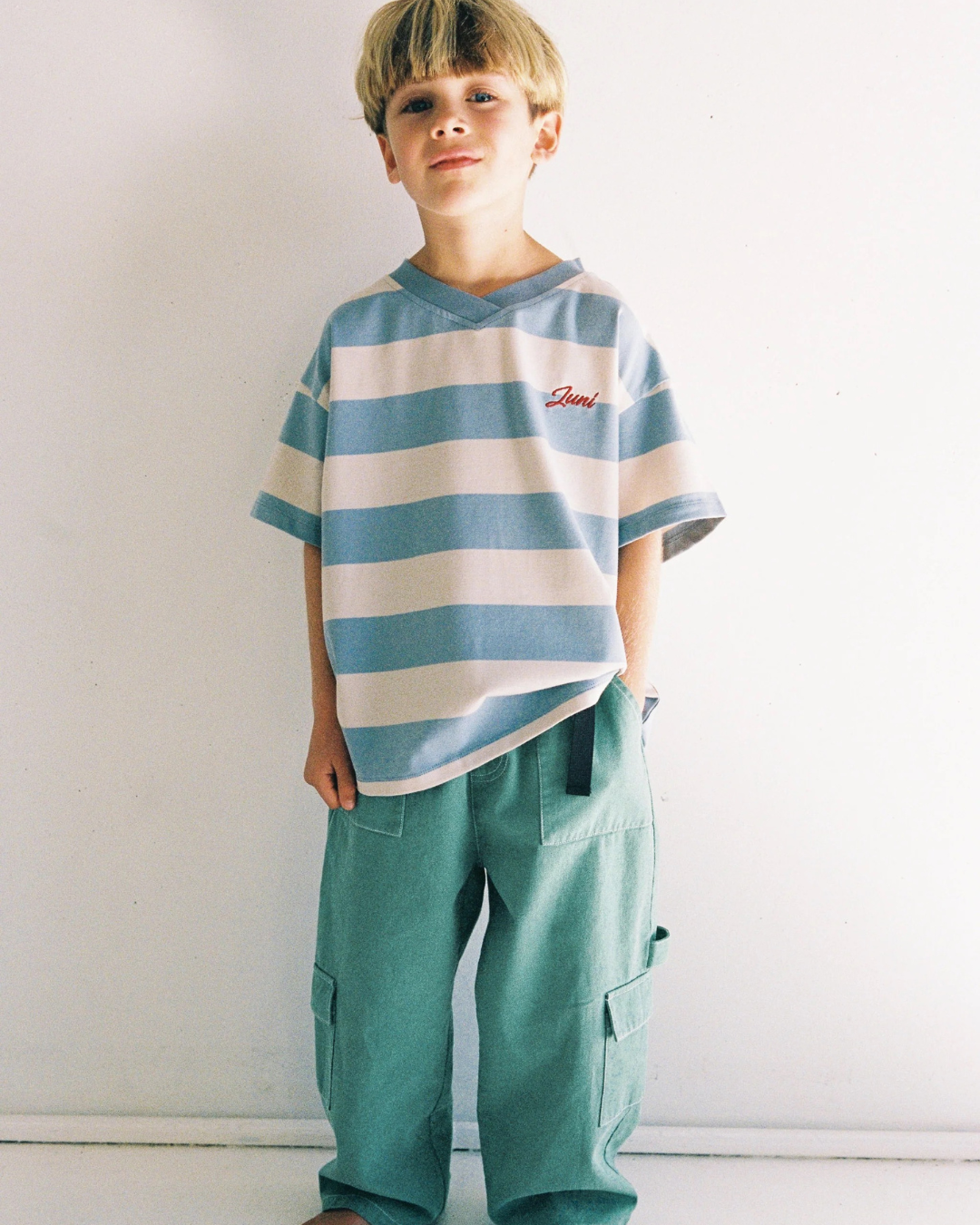 JNR Luka Tee - Stripe by Juni
