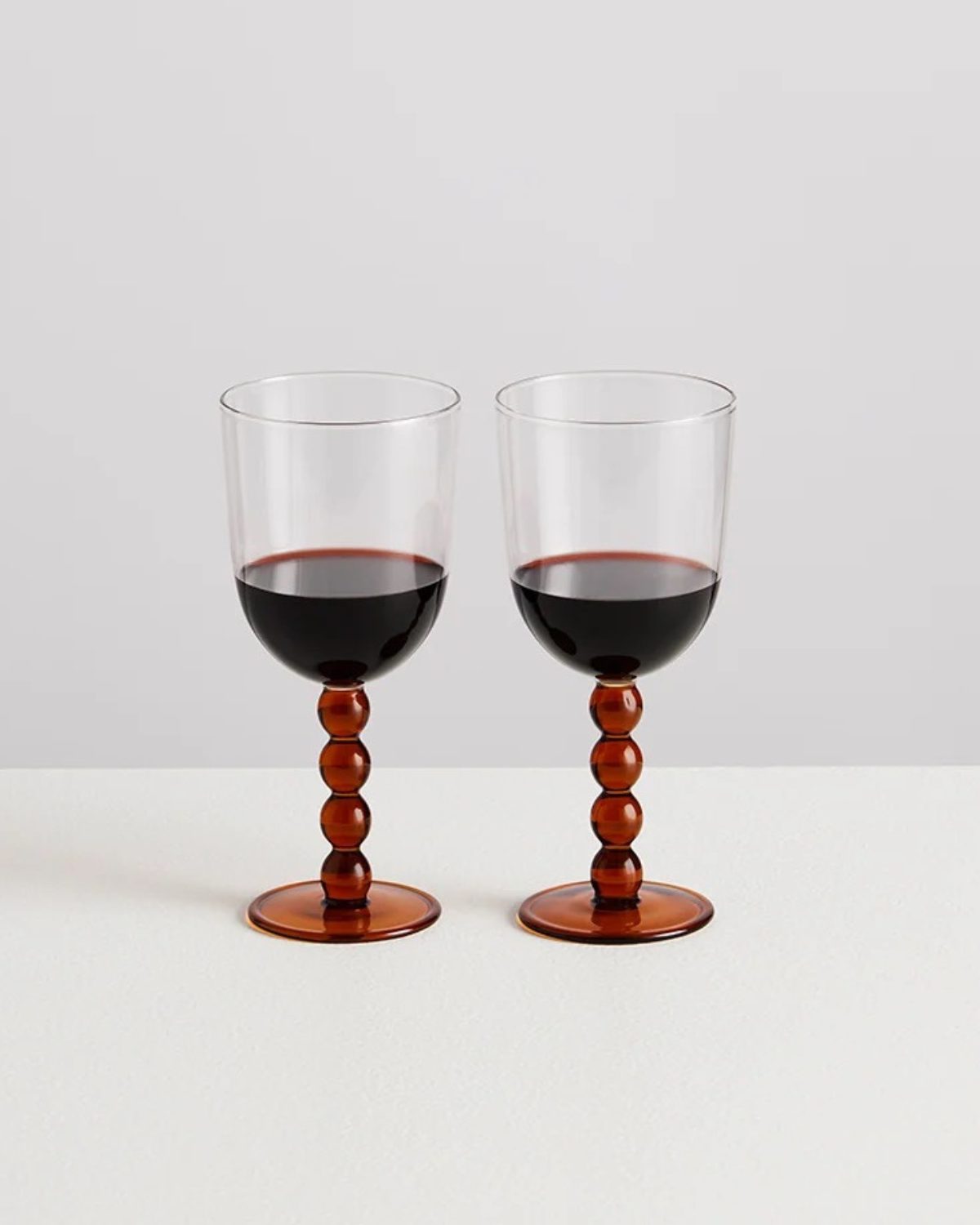 MAISON BALZAC ❘ 2 Volute Wine Glasses